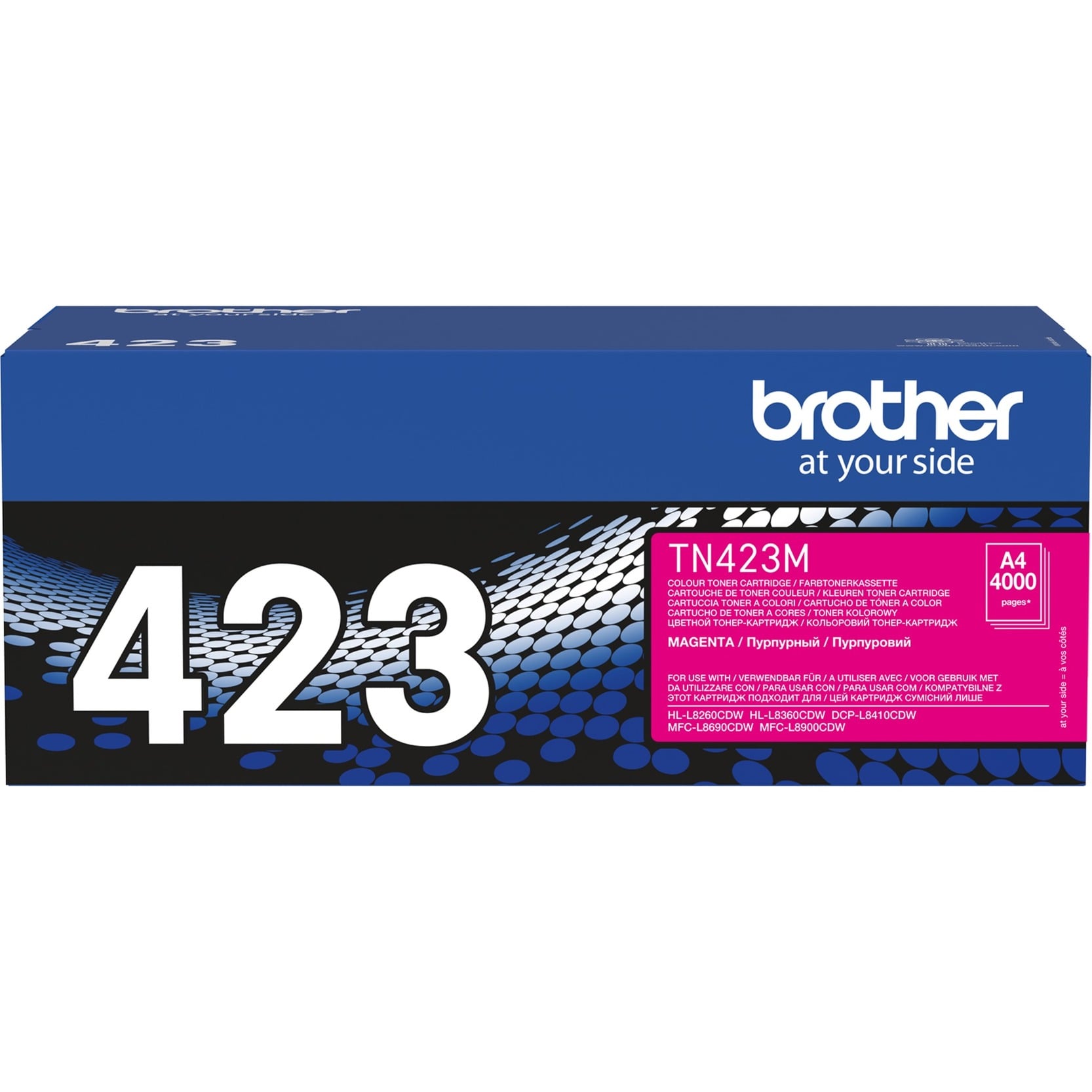 Brother Original TN423M Toner magenta für bis zu 4.000 Seiten (für HL-L8260CDW, L8360CDW)(TN423M)