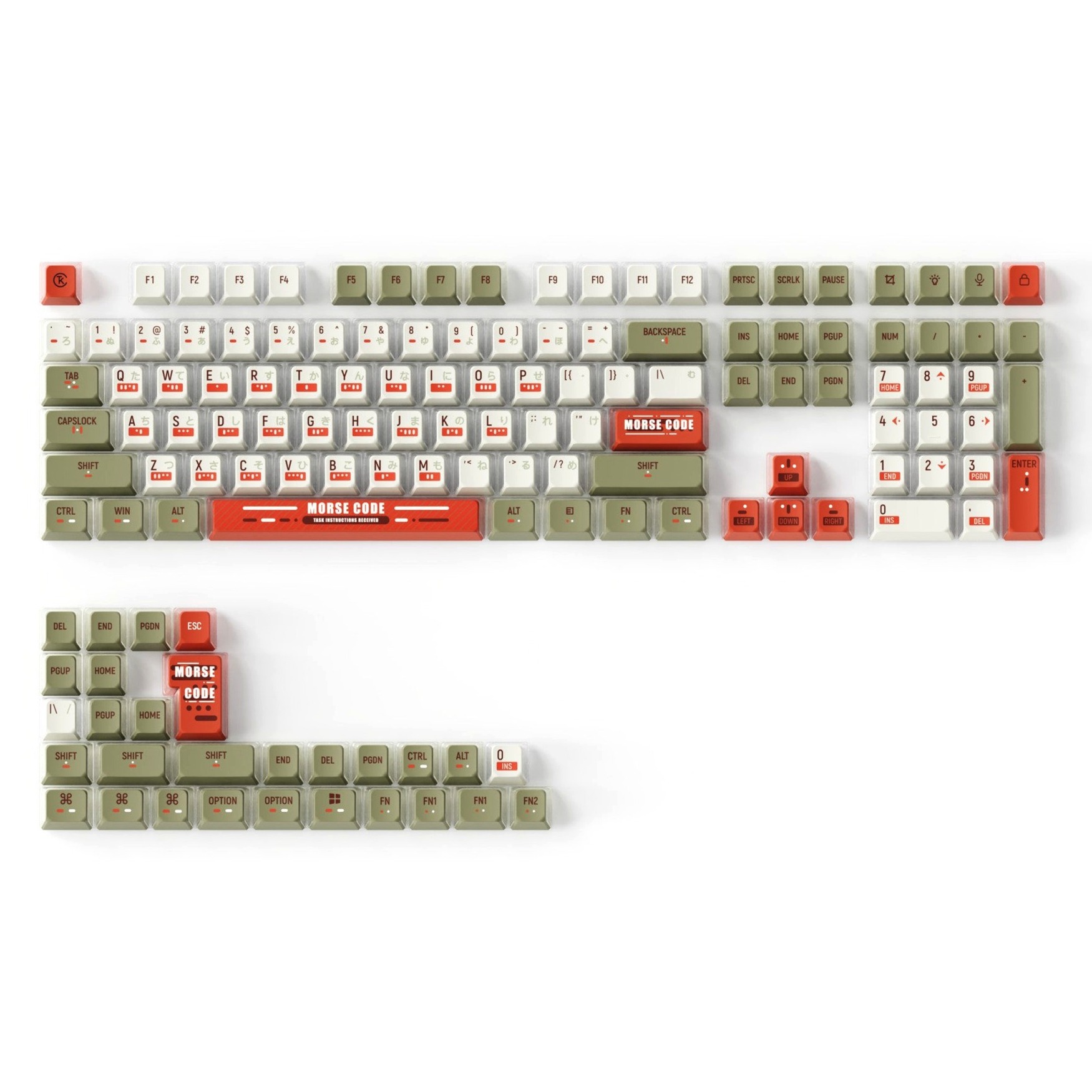 Keychron OEM Dye-Sub PBT Keycap-Set – Morse Code, Tastenkappe | 04895248822172 Keychron OEM Dye-Sub PBT Keycap-Set – Morse Code, Tastenkappe | 04895248822172