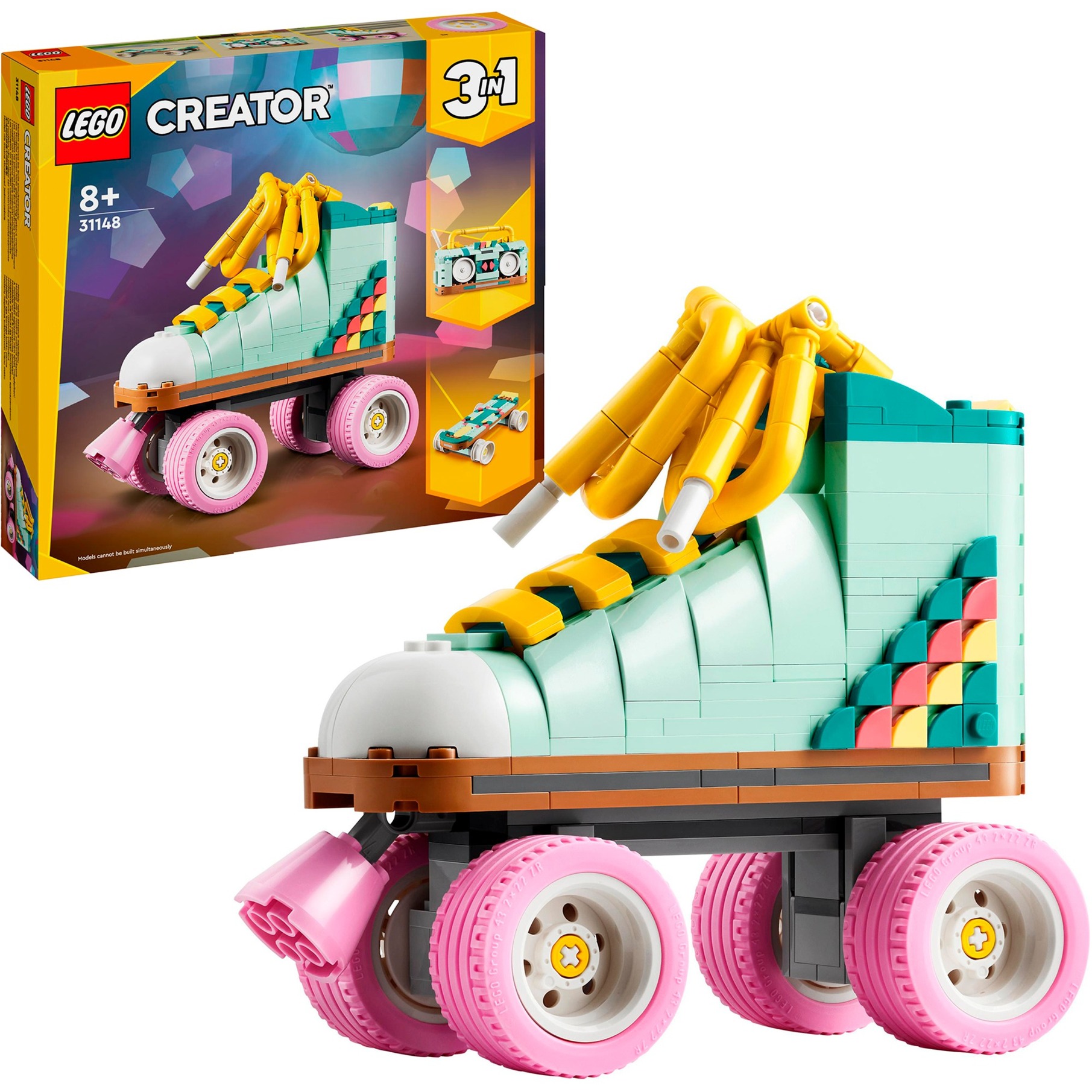 31148 Creator 3-in-1 Rollschuh, Konstruktionsspielzeug