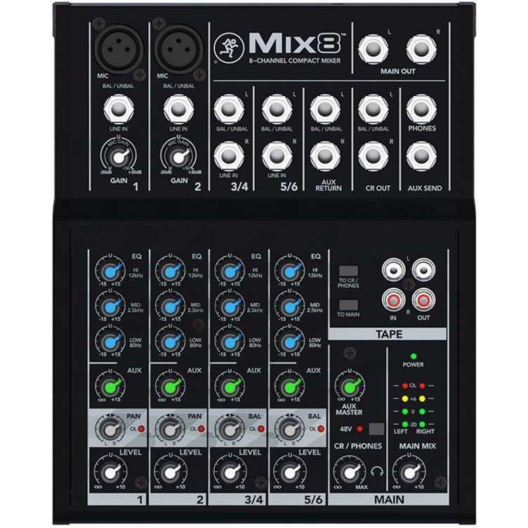 Mackie Mix8, Mischpult | 00663961044997