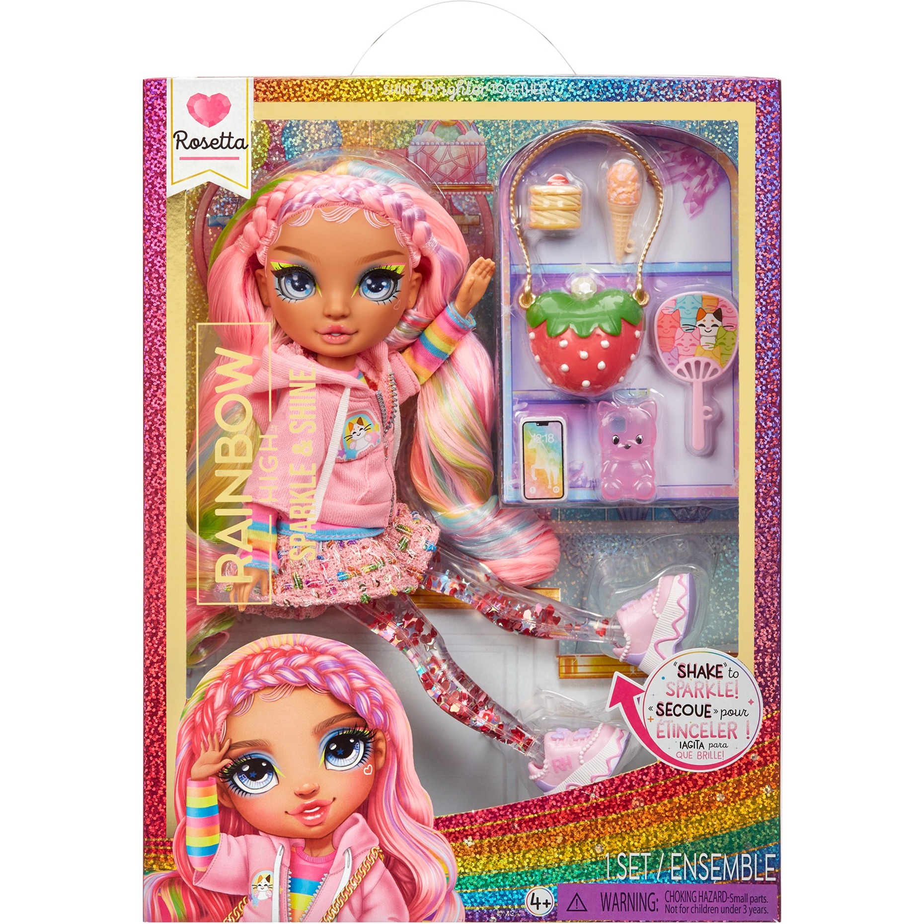 MGA Entertainment Rainbow High Rainbow High Sparkle & Shine Fashion Doll – Rosetta, Puppe | 00035051427780