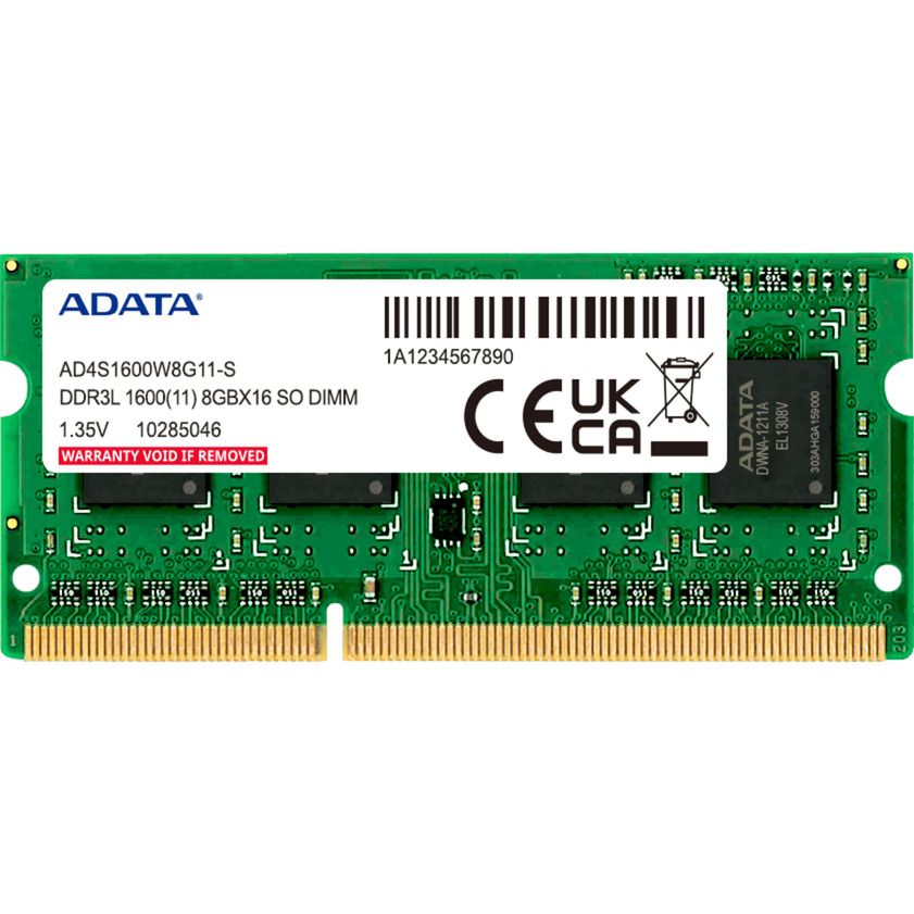 DIMM 8 GB DDR3-1600, Arbeitsspeicher