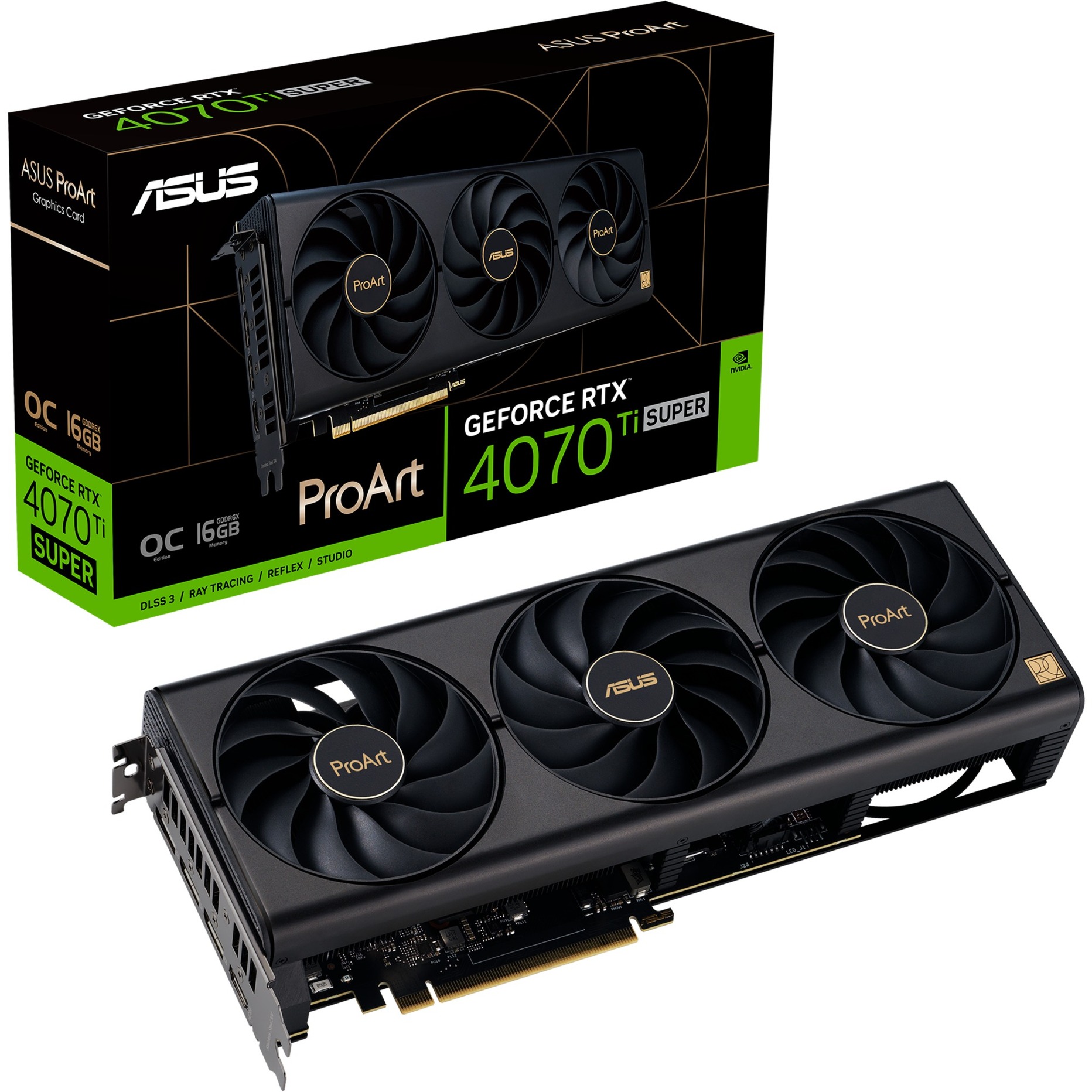Asus GeForce RTX 4070 Ti SUPER PROART OC, Grafikkarte | 04711387471838 Asus GeForce RTX 4070 Ti SUPER PROART OC, Grafikkarte | 04711387471838