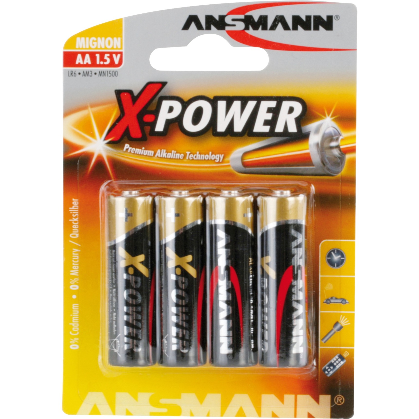 X-Power Alkaline Batterie Mignon AA / LR6