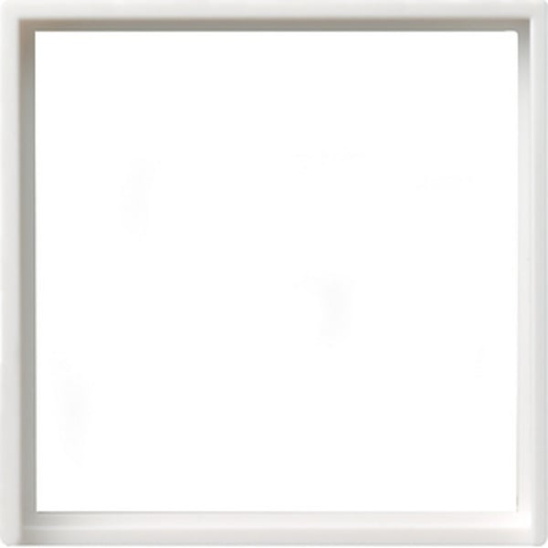 Adapterrahmen mit quadratischem Ausschnitt für Geräte mit Abdeckung quadratisch 50 x 50 mm