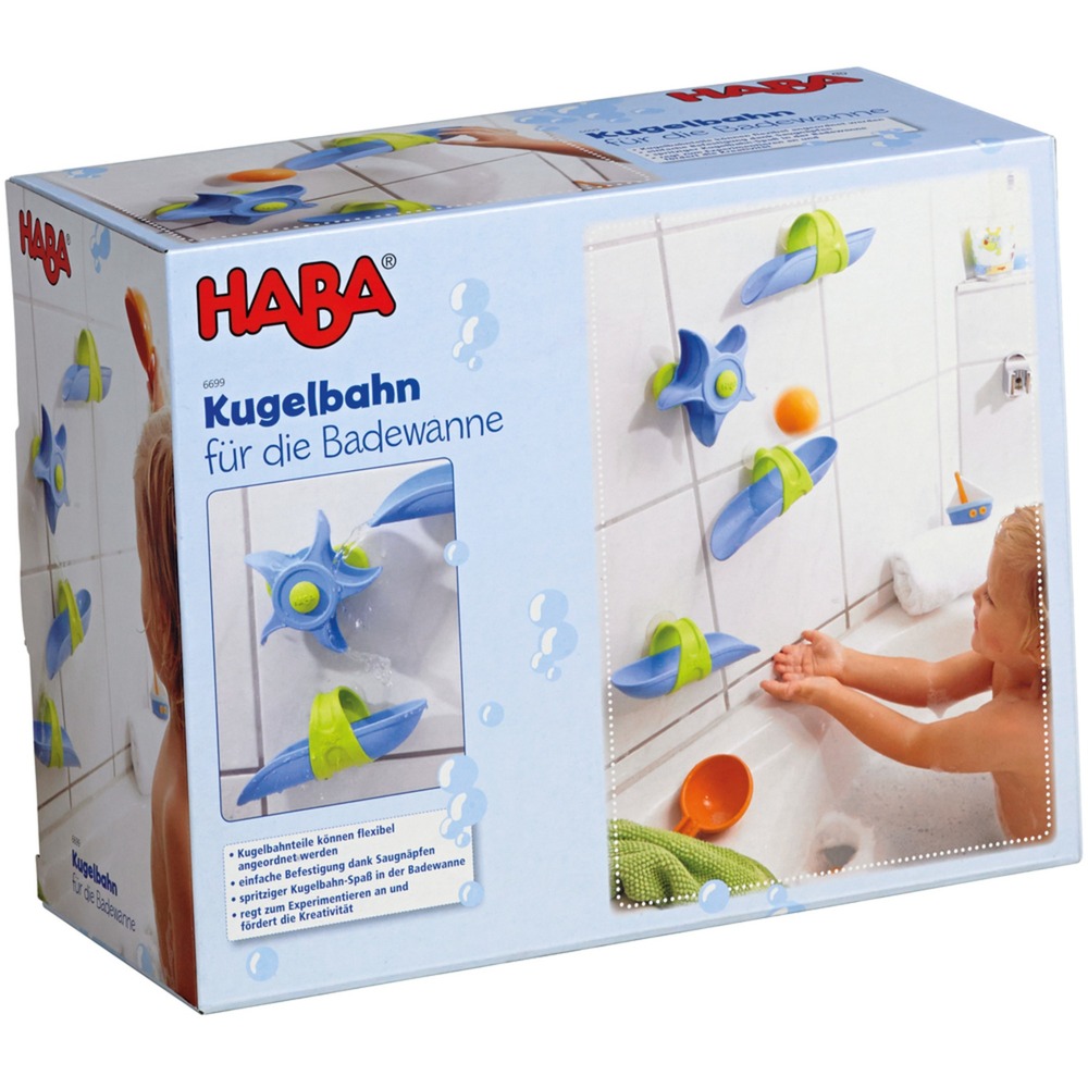 Spielzeug/Badespielzeug: HABA Kugelbahn Badespaß - Wasserstrudel, Wasserspielzeug