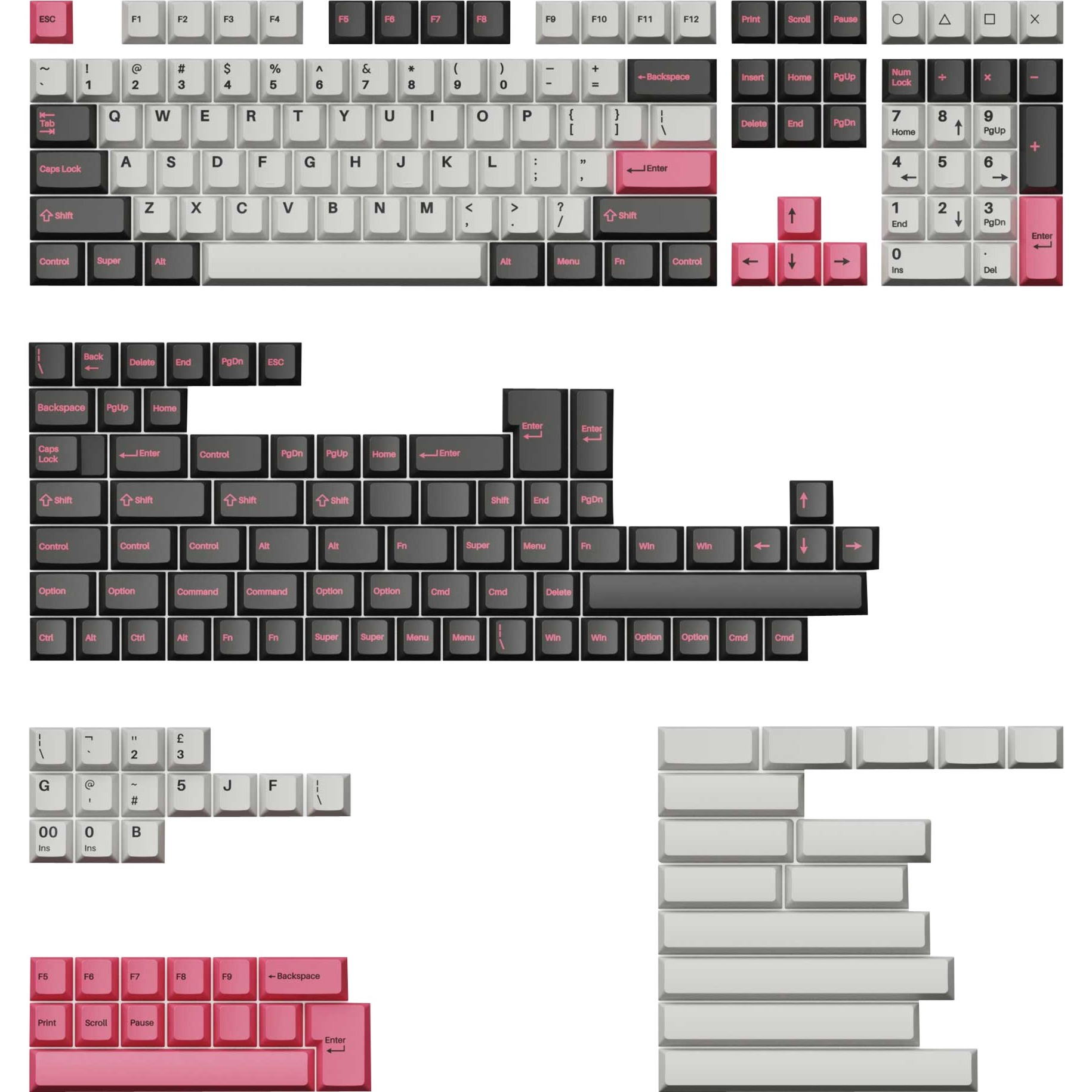 Keychron Cherry Profile Double-Shot PBT Full Keycap-Set – Dolch Pink, Tastenkappe | 04895248818465 Keychron Cherry Profile Double-Shot PBT Full Keycap-Set – Dolch Pink, Tastenkappe | 04895248818465