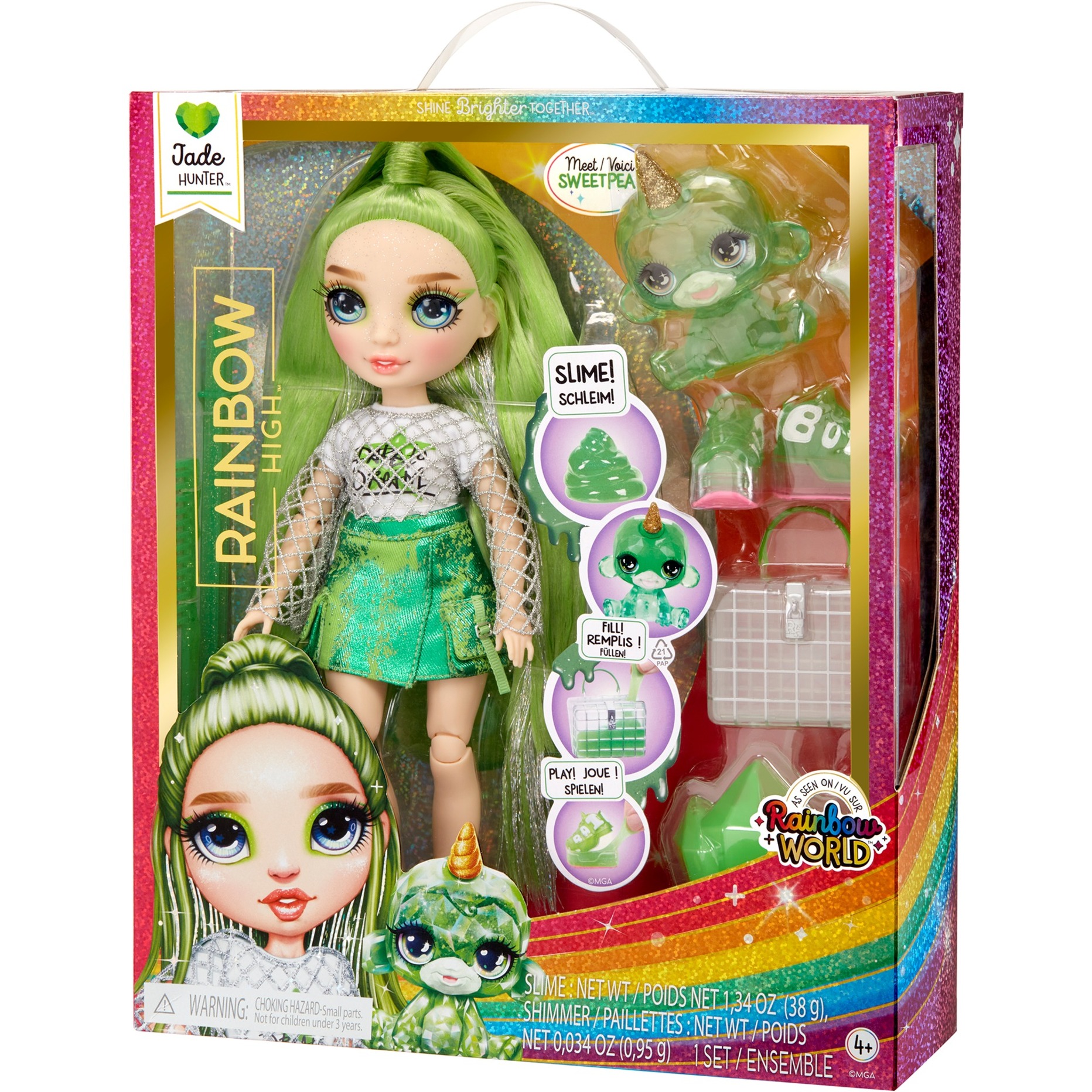 MGA Entertainment Classic Rainbow High Fashion Doll – Jade, Puppe | 00035051120193 MGA Entertainment Classic Rainbow High Fashion Doll – Jade, Puppe | 00035051120193