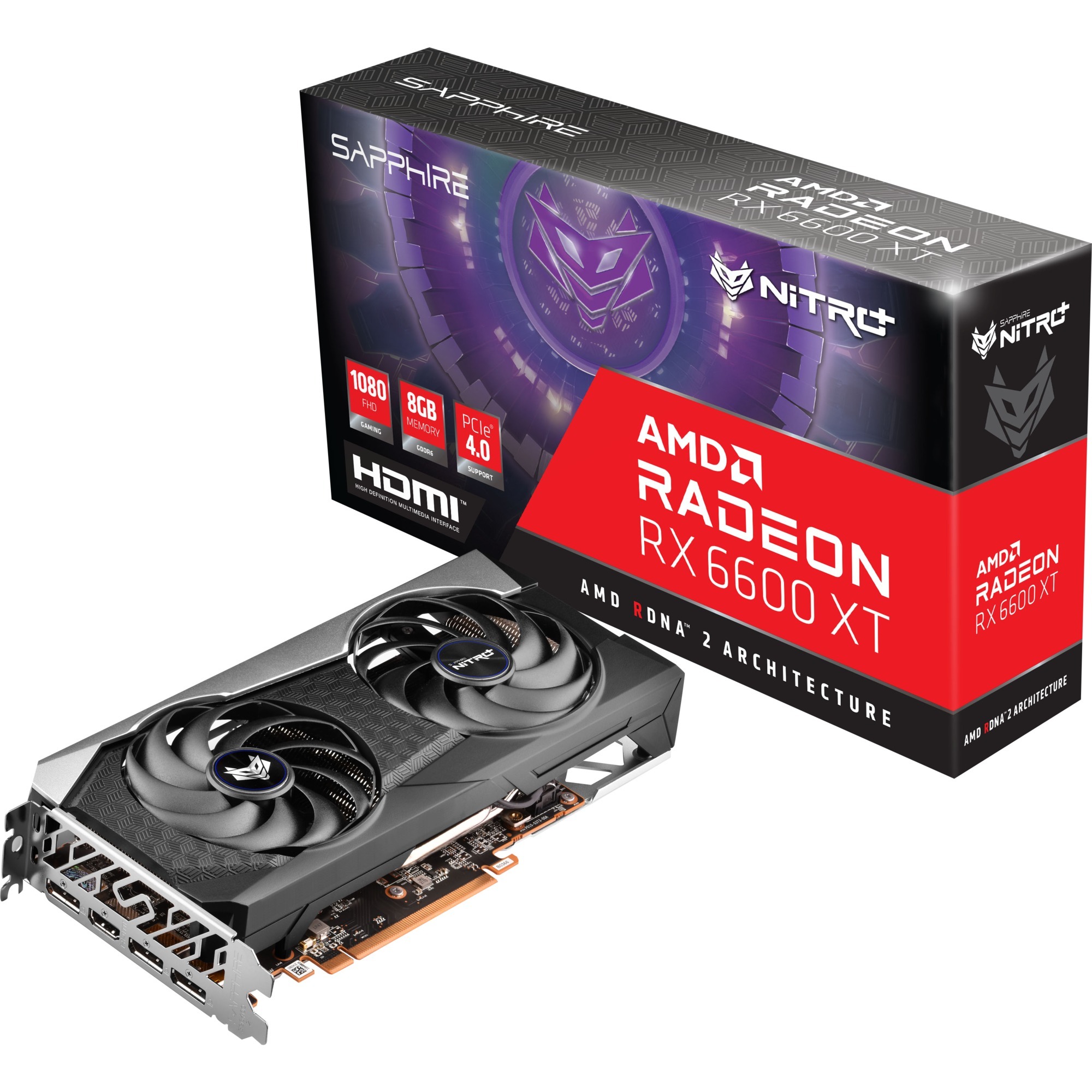 Sapphire Radeon RX 6600 XT Nitro+ Gaming OC, Grafikkarte | 04895106290648