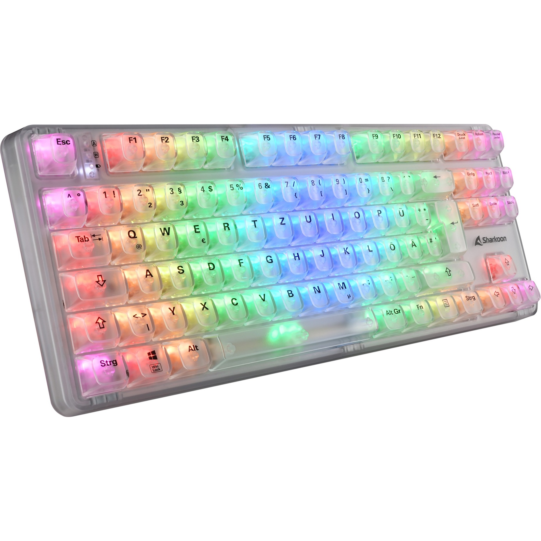 Sharkoon Crystal Shark, Gaming-Tastatur | 04044951040131 Sharkoon Crystal Shark, Gaming-Tastatur | 04044951040131