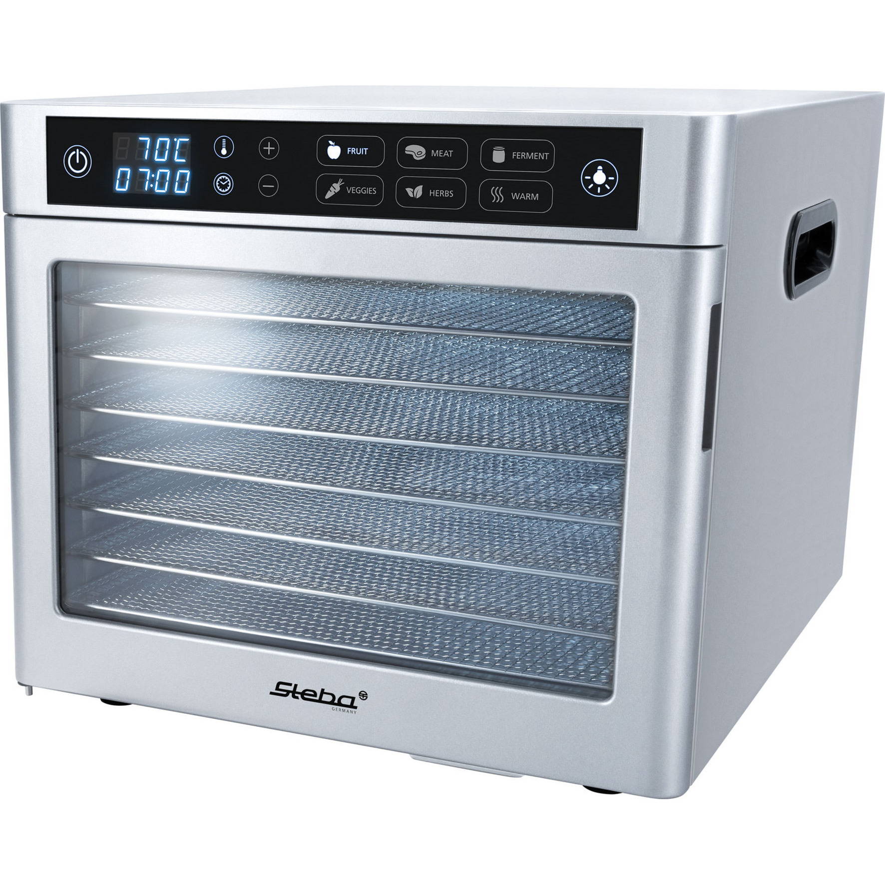Elektronischer Dörrautomat ED 80 Steel Deluxe