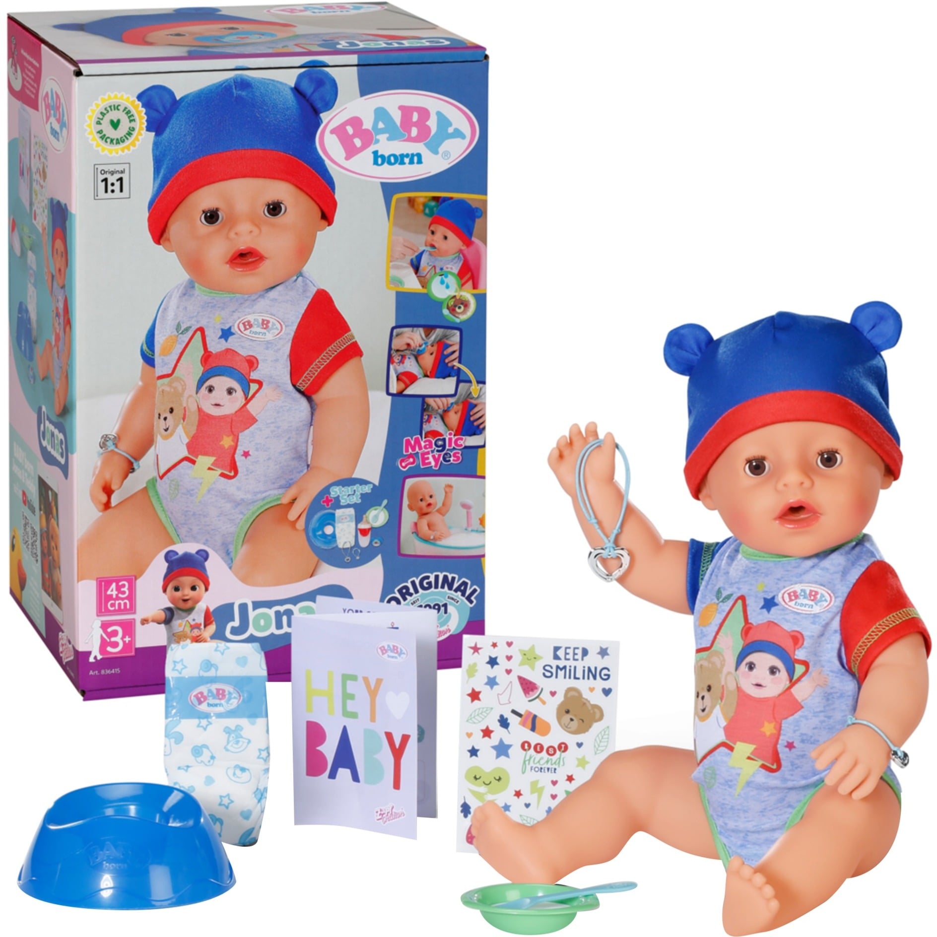 BABY born® Jonas 43cm, Puppe