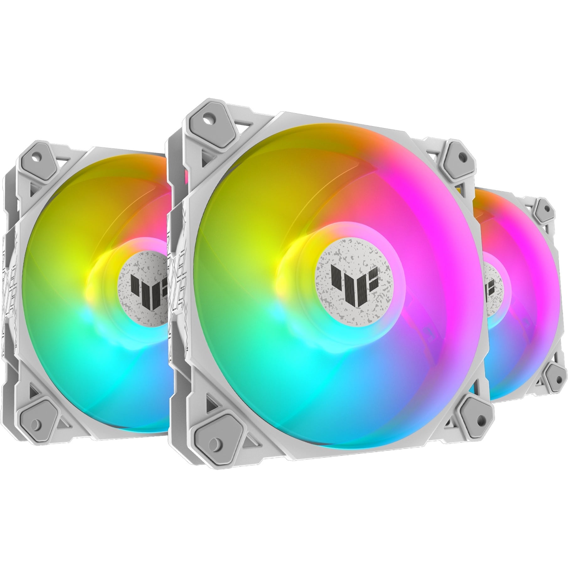 TUF Gaming TF120 ARGB-Gehäuselüfter White Edition 3IN1