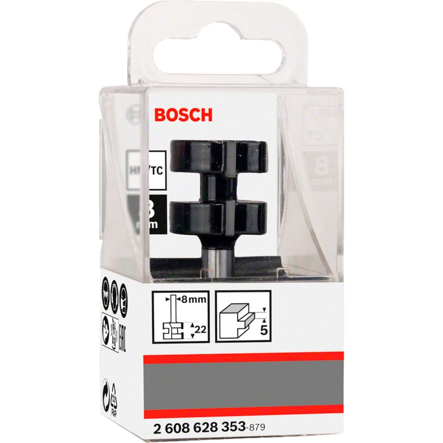 Bosch Federfräser Standard for Wood, Ø 25mm | 03165140358149 Bosch Federfräser Standard for Wood, Ø 25mm | 03165140358149