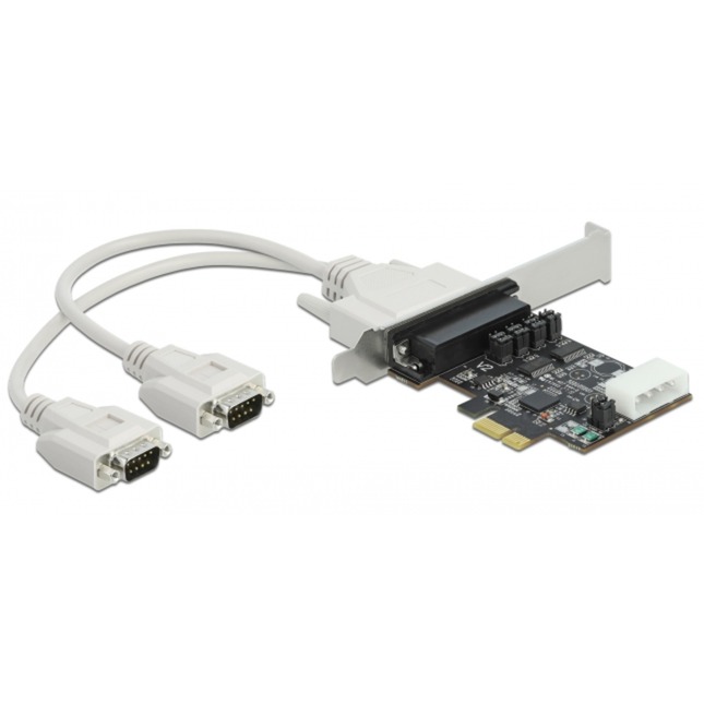 Delock PCIe > 2x Seriell RS-232 mit 5V/12V, Schnittstellenkarte | 04043619899098 Delock PCIe > 2x Seriell RS-232 mit 5V/12V, Schnittstellenkarte | 04043619899098