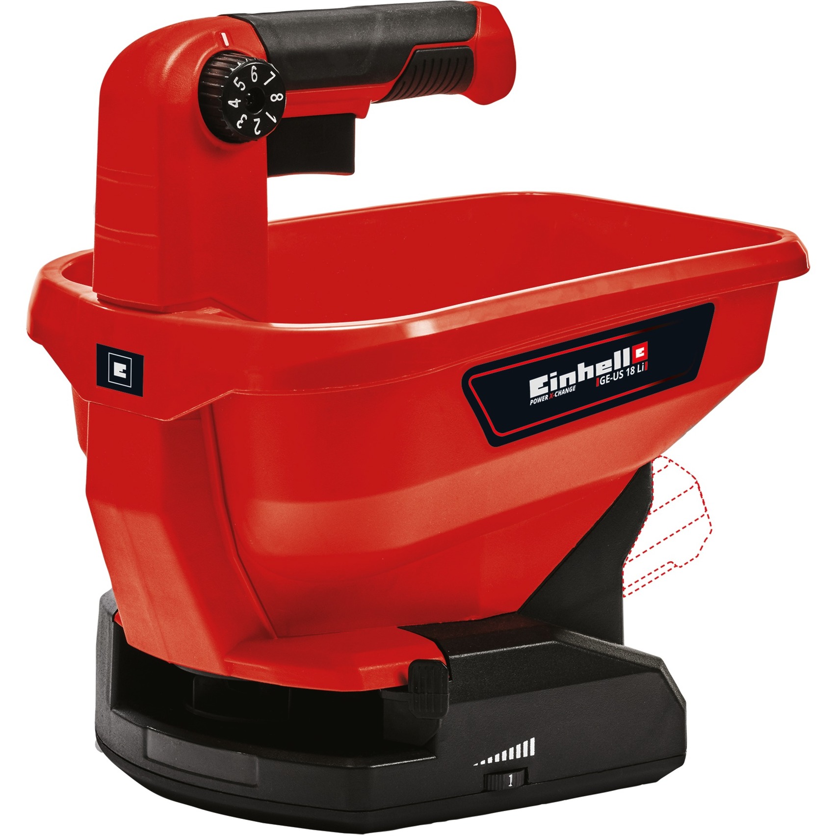Einhell Akku-Universal-Streuer GE-US 18 Li-Solo, 18Volt, Streugerät | 04006825638356 Einhell Akku-Universal-Streuer GE-US 18 Li-Solo, 18Volt, Streugerät | 04006825638356