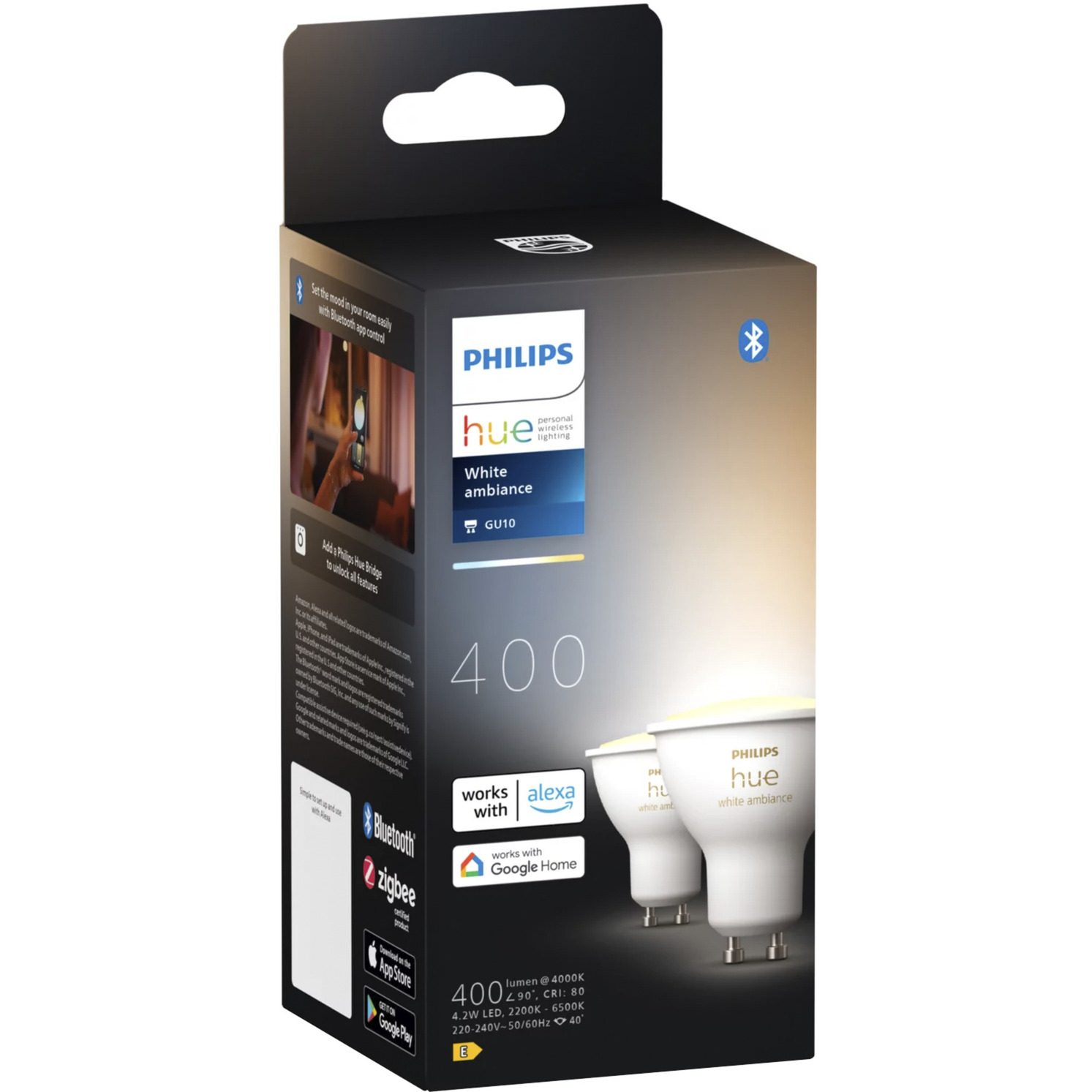 White Ambiance GU10 Smarter Sport Doppelpack, LED-Lampe