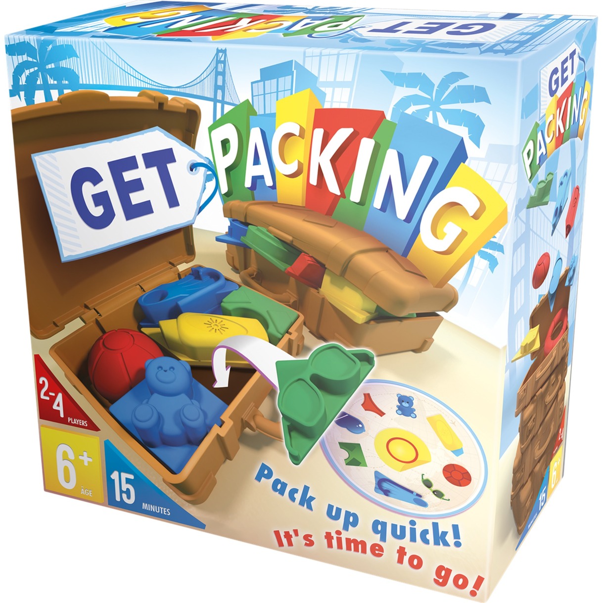 Asmodee Get Packing, Geschicklichkeitsspiel | 03558380079668 Asmodee Get Packing, Geschicklichkeitsspiel | 03558380079668