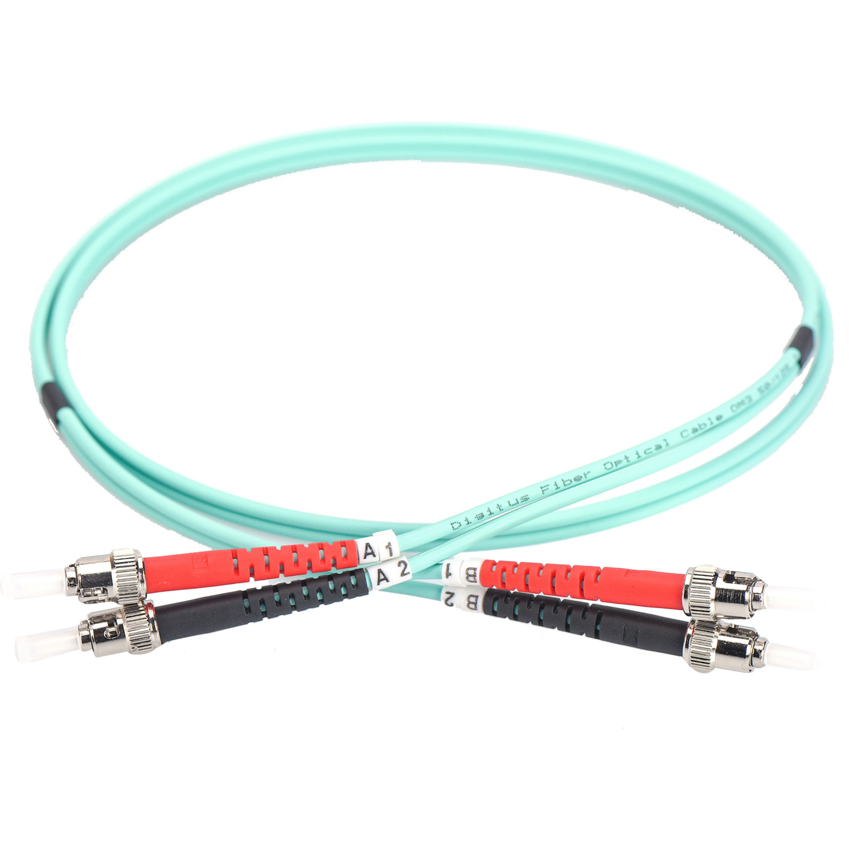 LWL Patchkabel, Duplex, ST > ST Stecker, Multimode OM3