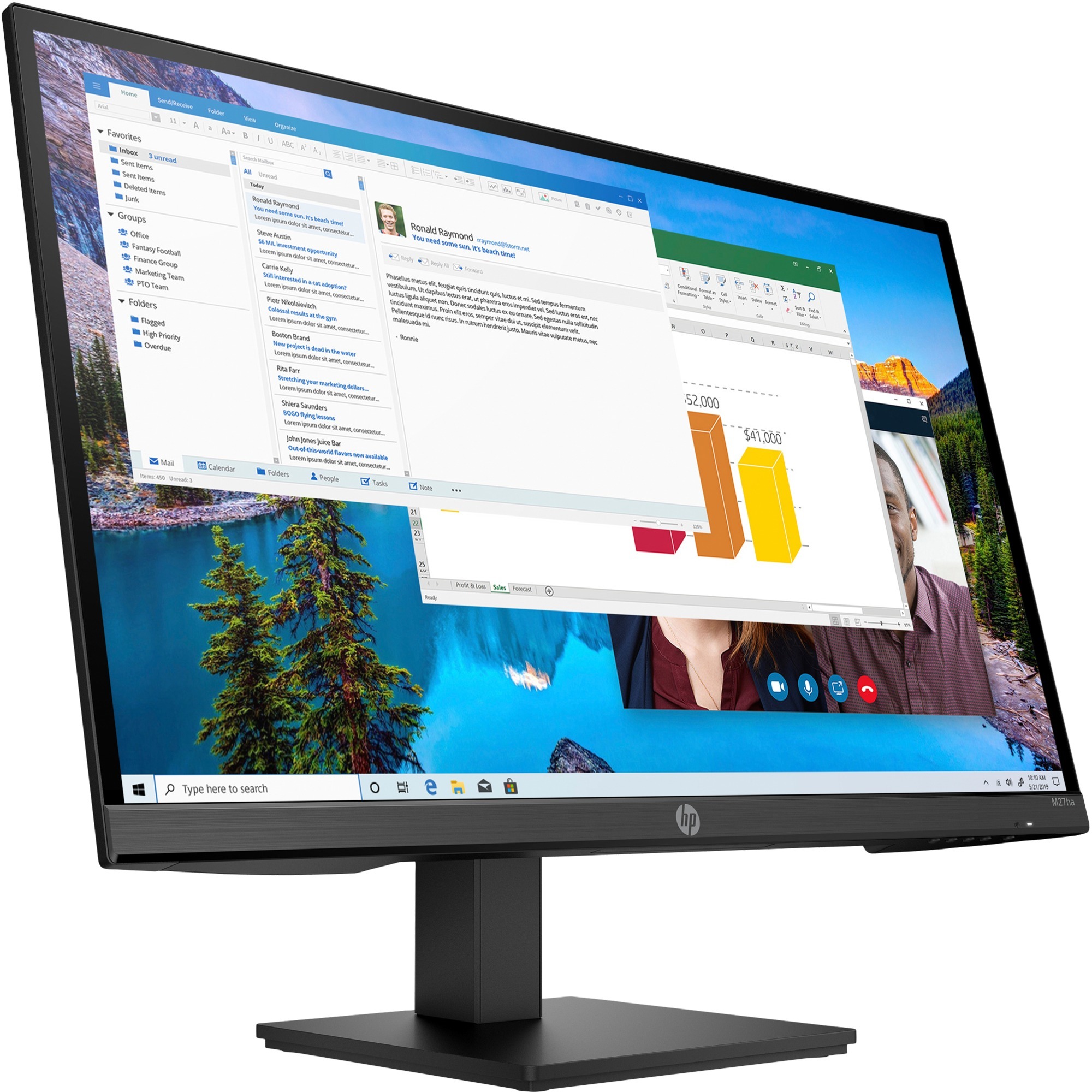 M27ha, LED-Monitor
