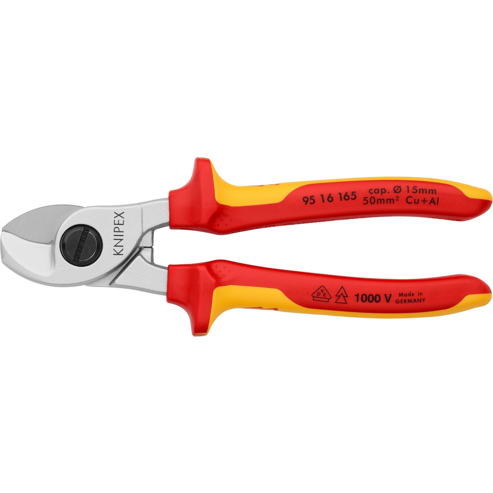 Knipex Kabelschere 95 16 165 , Schneid-Zange | 04003773039648