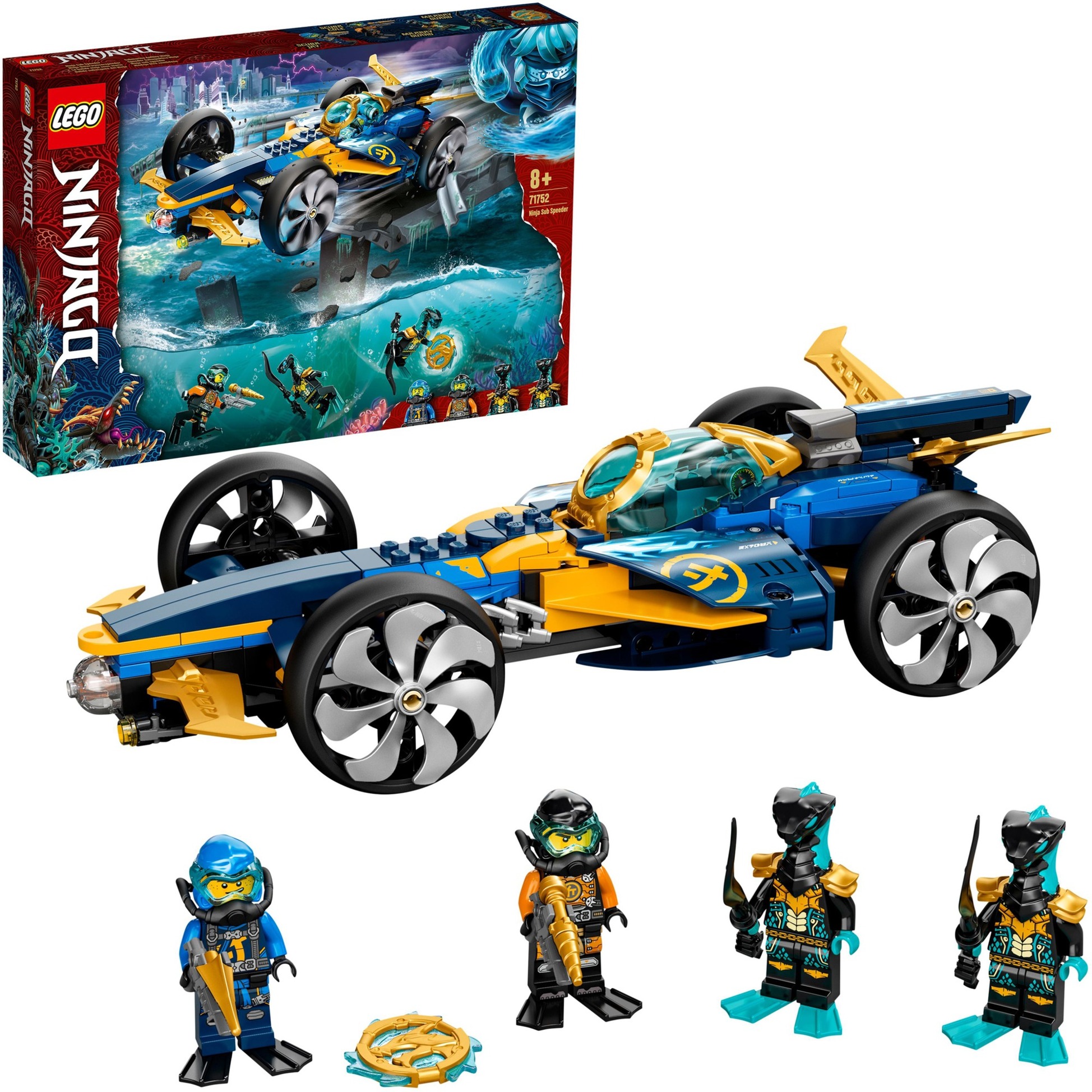 Spielzeug: Lego 71752 Ninjago Ninja-Unterwasserspeeder