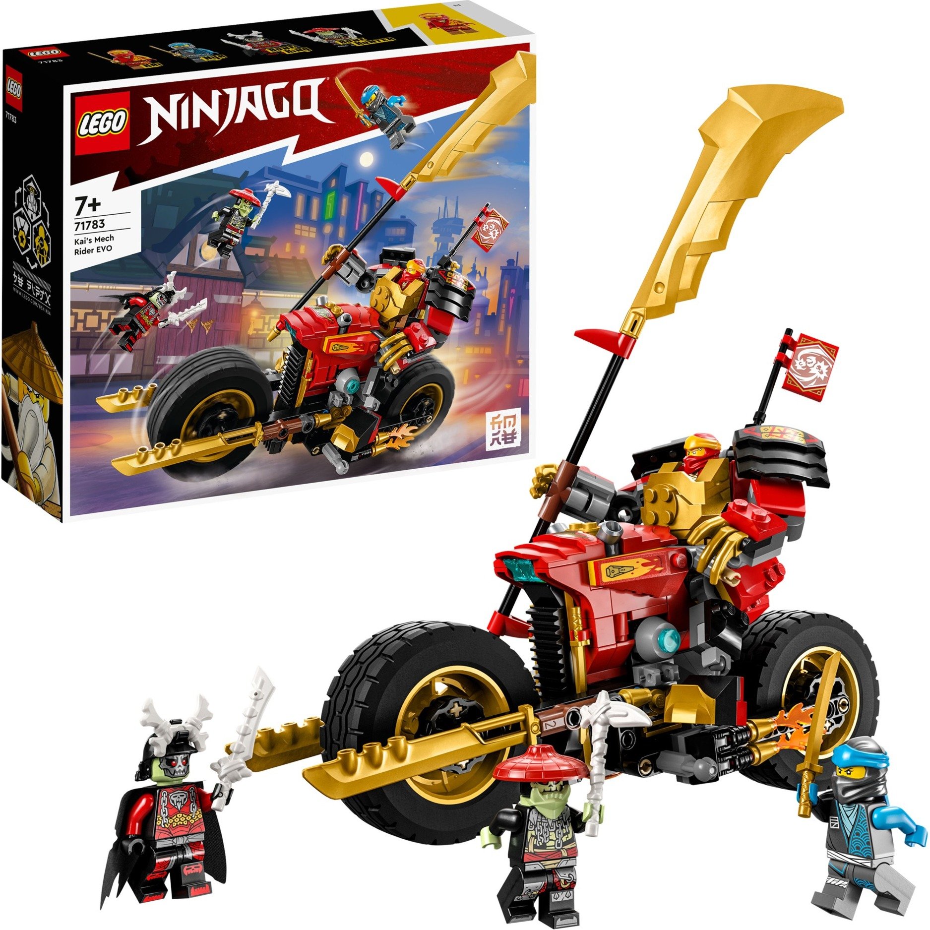 71783 Ninjago Kais Mech-Bike EVO, Konstruktionsspielzeug