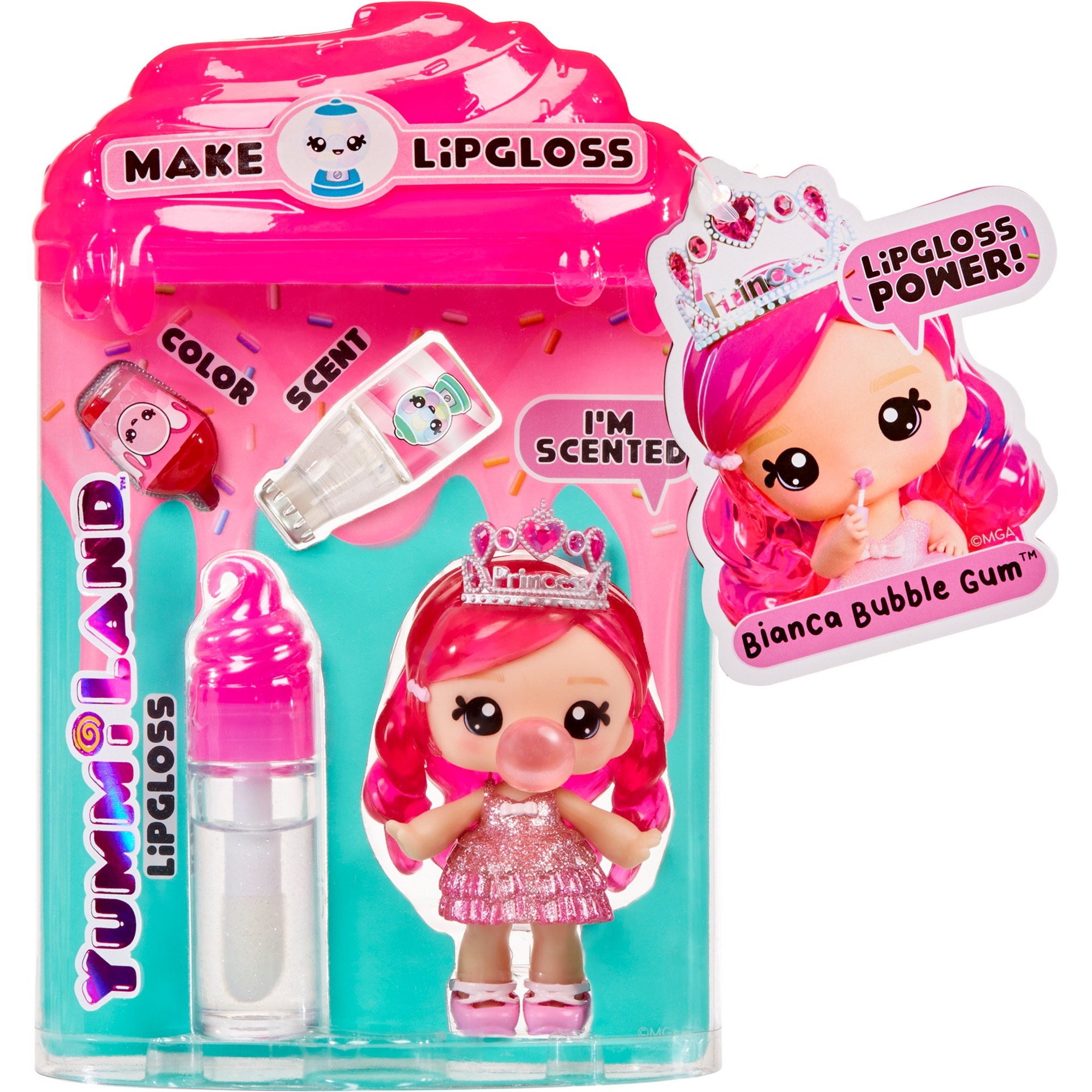 MGA Entertainment Yummiland Lipgloss Doll – Bianca Bubblegum, Puppe | 00035051120711 MGA Entertainment Yummiland Lipgloss Doll – Bianca Bubblegum, Puppe | 00035051120711