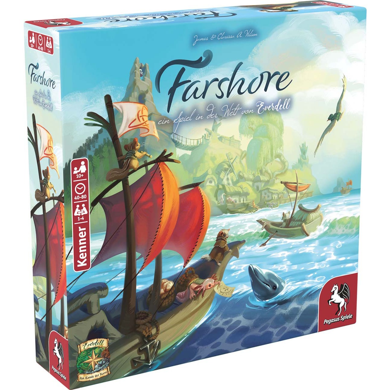 Pegasus Farshore – Ein Spiel in der Welt von Everdell , Brettspiel | 04250231738227