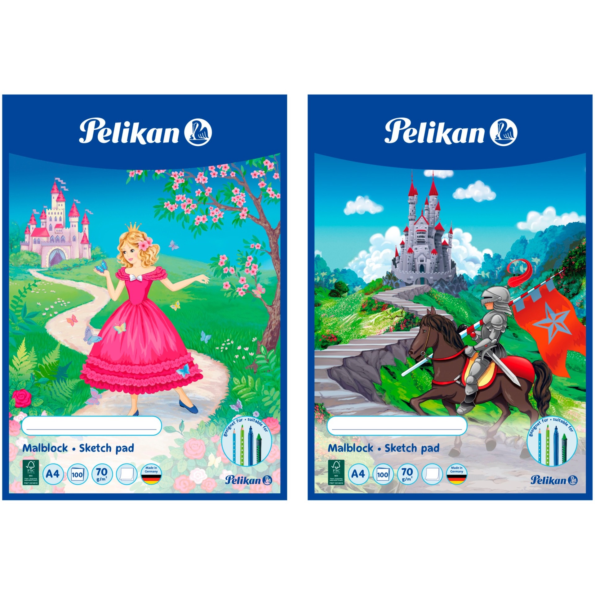 Pelikan Malblock DIN A4 100 Blatt, Malen | 04012700137678 Pelikan Malblock DIN A4 100 Blatt, Malen | 04012700137678