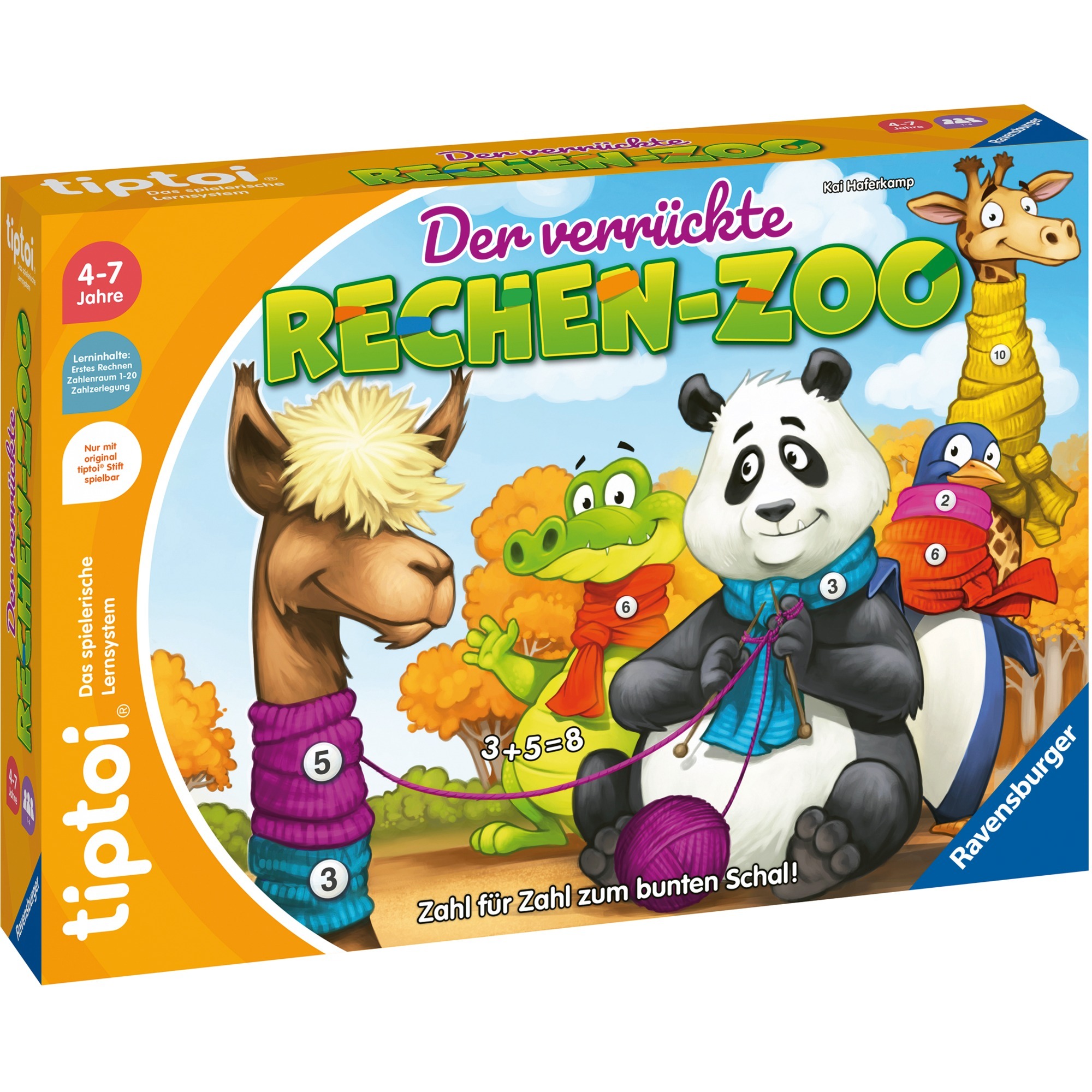 tiptoi Der verrückte Rechen-Zoo, Brettspiel