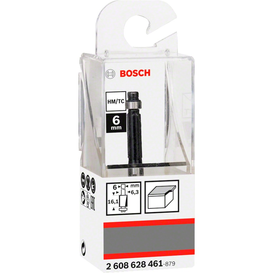 Bosch Laminat-Bündigfräser Standard for Wood, Ø 6,4mm | 03165140374347 Bosch Laminat-Bündigfräser Standard for Wood, Ø 6,4mm | 03165140374347