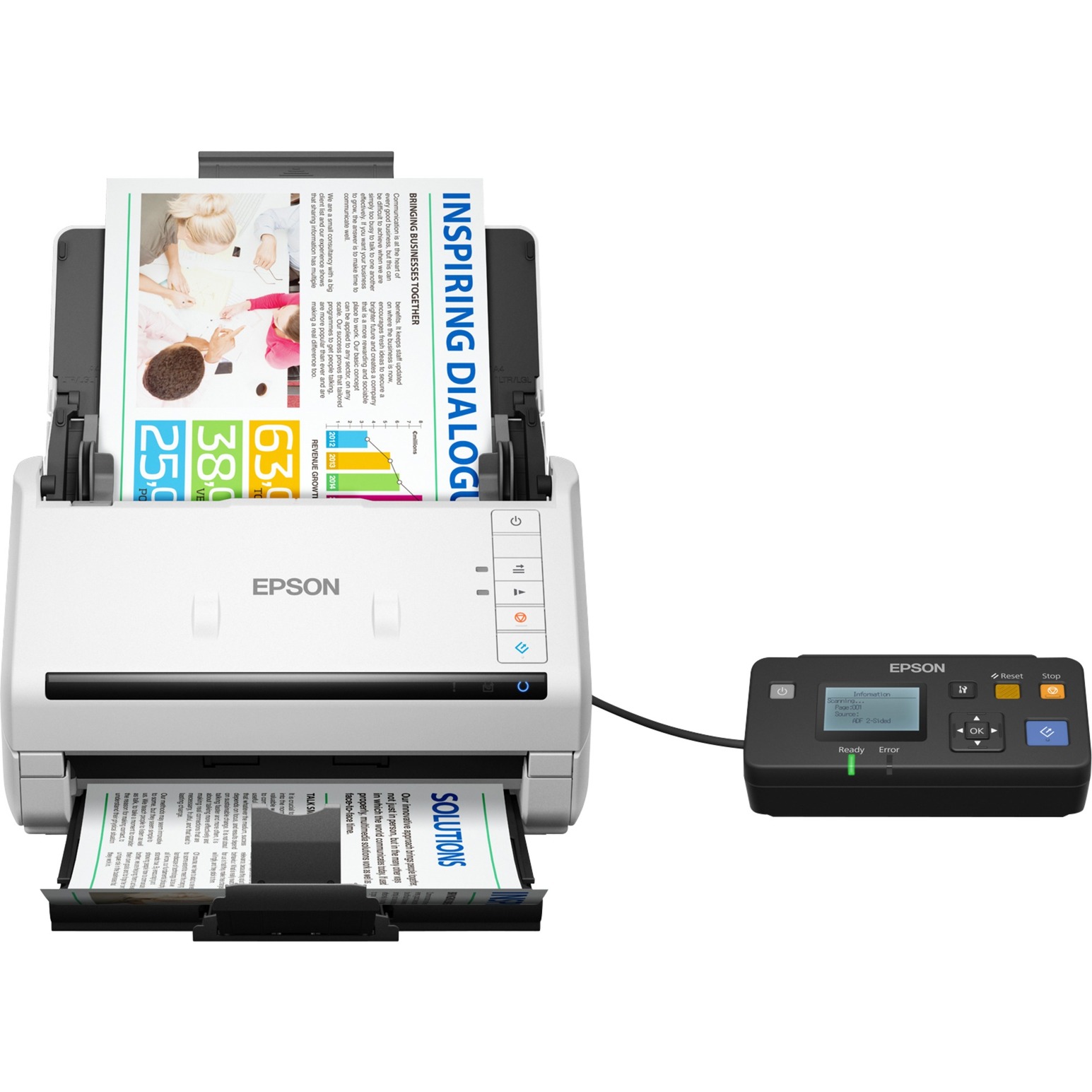 WorkForce DS-530 II, Einzugsscanner