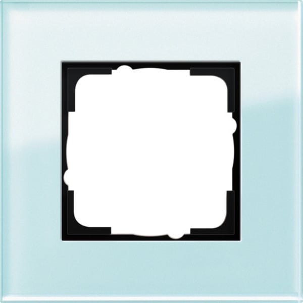Abdeckrahmen einfach Glas Esprit System 55 Typ 021118 Unterputzmontage glänzend