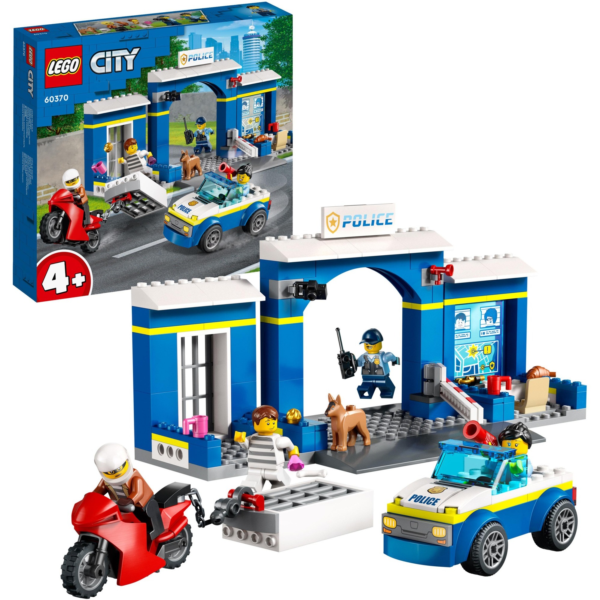 60370 City Ausbruch aus der Polizeistation, Konstruktionsspielzeug