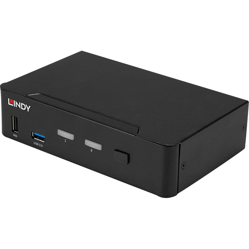 Lindy 2 Port KVM Switch, DisplayPort 1.4, USB 3.0 & Audio, KVM-Switch | 04002888393126 Lindy 2 Port KVM Switch, DisplayPort 1.4, USB 3.0 & Audio, KVM-Switch | 04002888393126