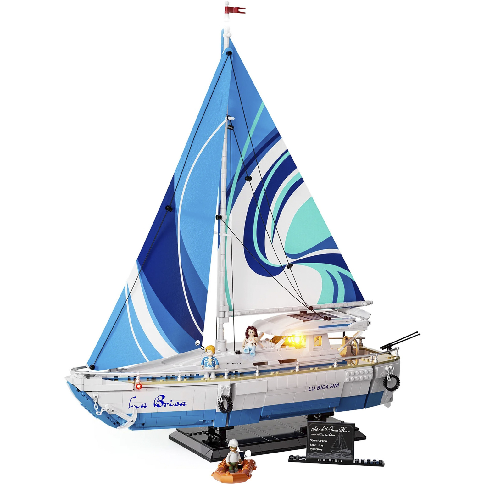 Das Segelboot: La Brisa, Konstruktionsspielzeug
