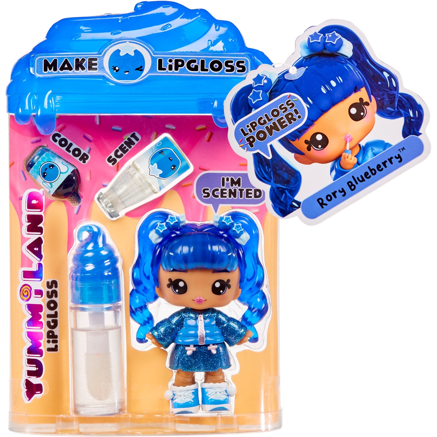 MGA Entertainment Yummiland Lipgloss Doll – Rory Blueberry, Puppe | 00035051120766 MGA Entertainment Yummiland Lipgloss Doll – Rory Blueberry, Puppe | 00035051120766