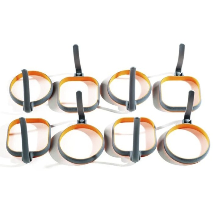 Griddle Egg Rings, 8 Stück, Form