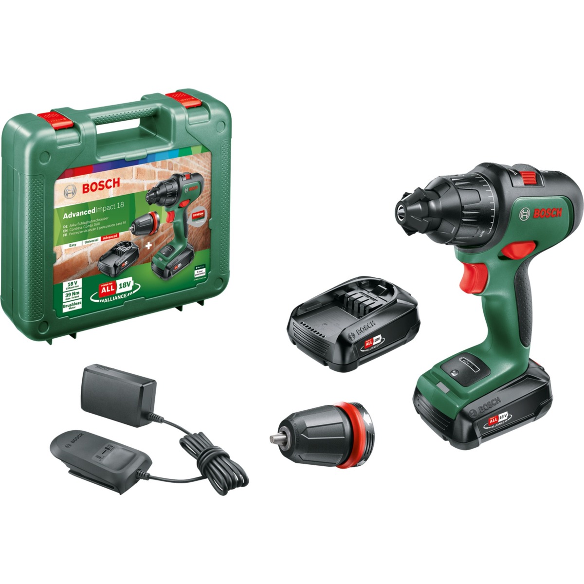 Bosch Akku-Schlagbohrschrauber AdvancedImpact 18 | 04053423227222 Bosch Akku-Schlagbohrschrauber AdvancedImpact 18 | 04053423227222