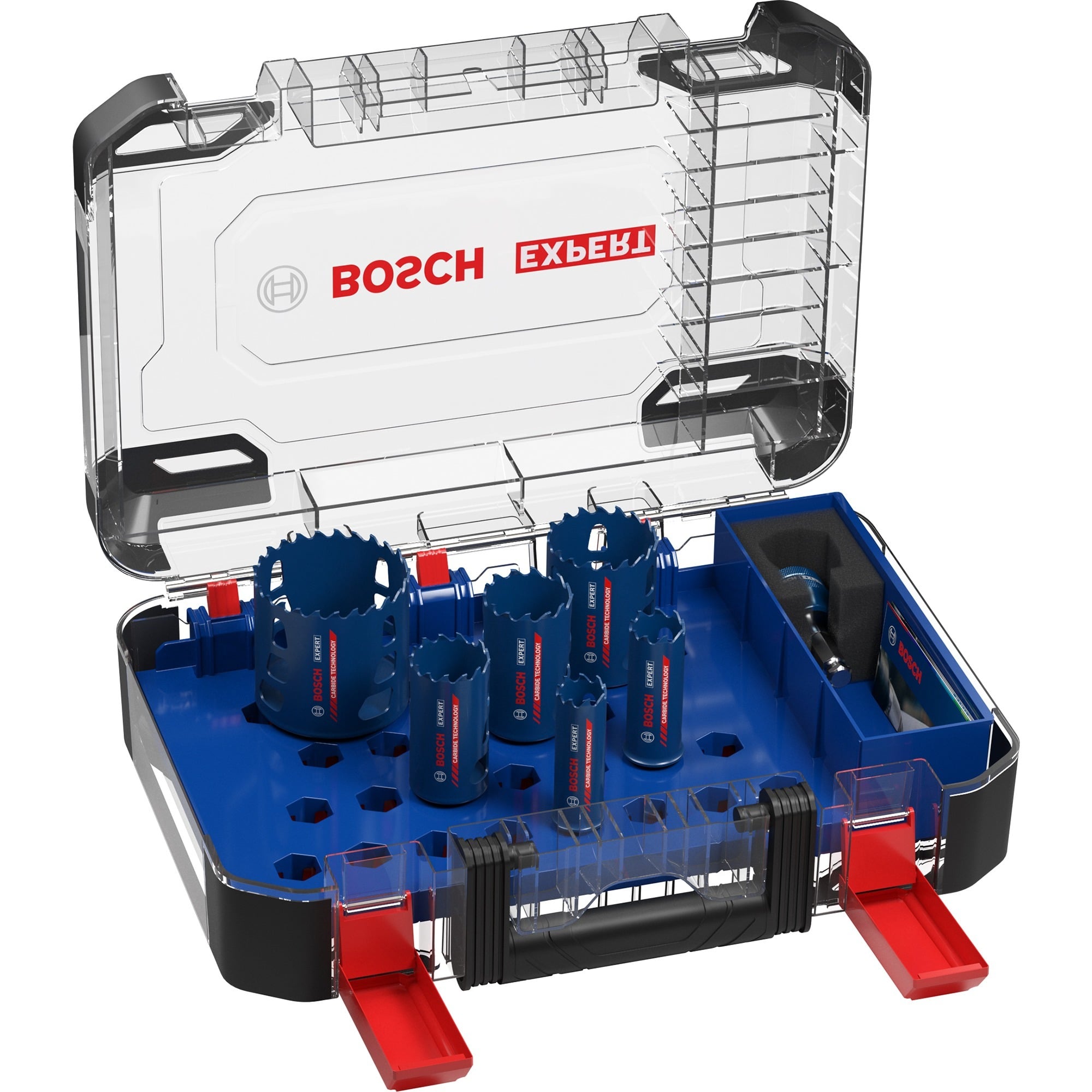 EXPERT Multi Material PC Plus Lochsägen-Set, Ø 22-68mm, 9-teilig