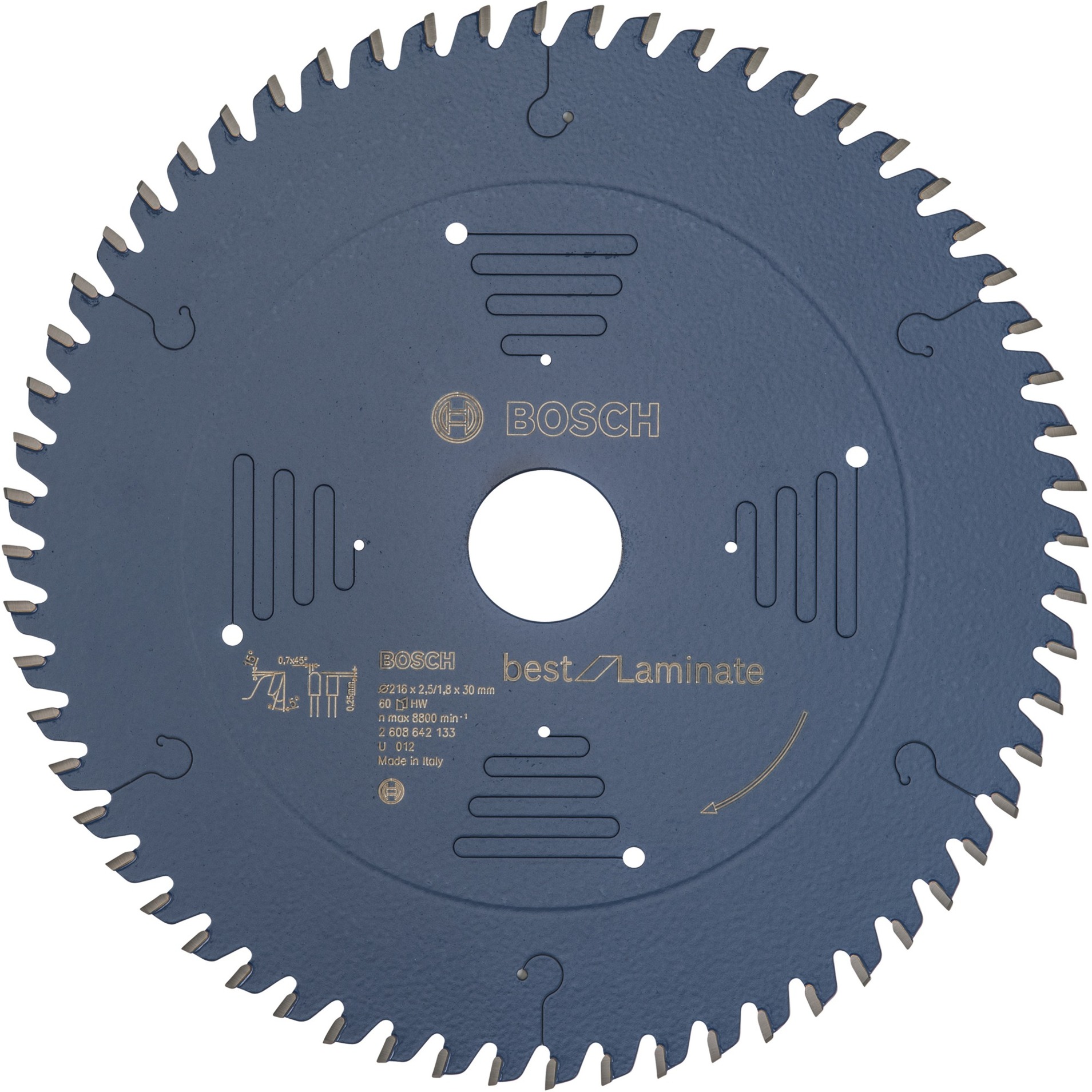 Kreissägeblatt Best for Laminate, Ø 216mm, 60Z