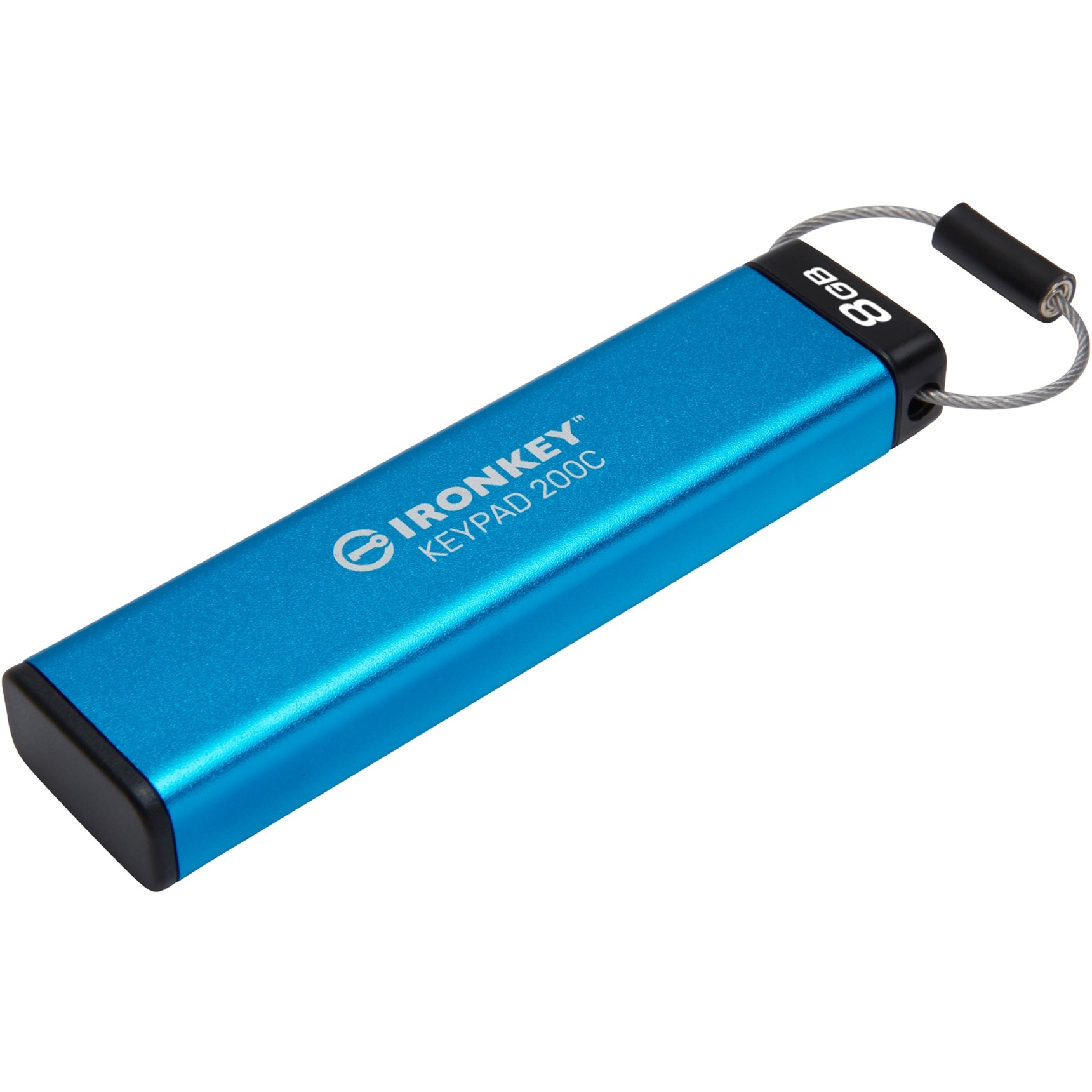 Kingston IronKey Keypad 200 8 GB, USB-Stick | 00740617336658