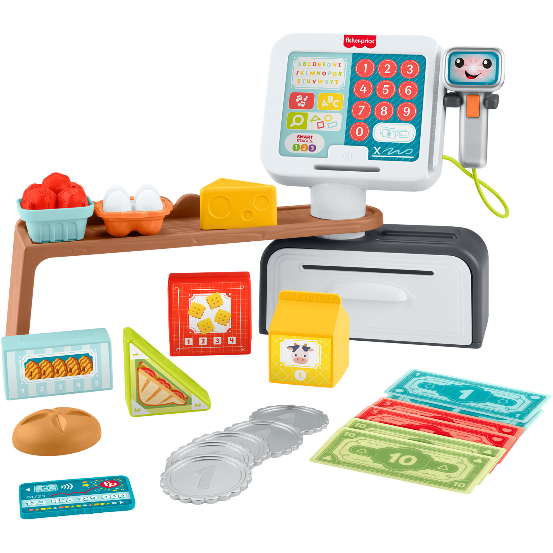 Lernspaß Meine erste Spielkasse elektronisches Lernspielzeug für Kleinkinder