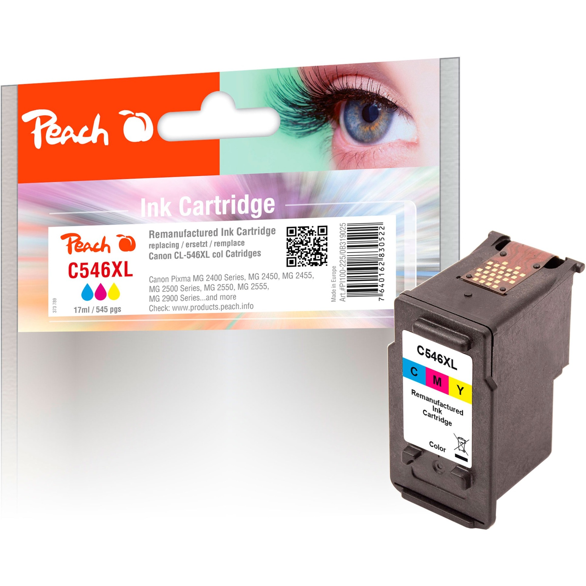 Druckkopf color PI100-225, Tinte