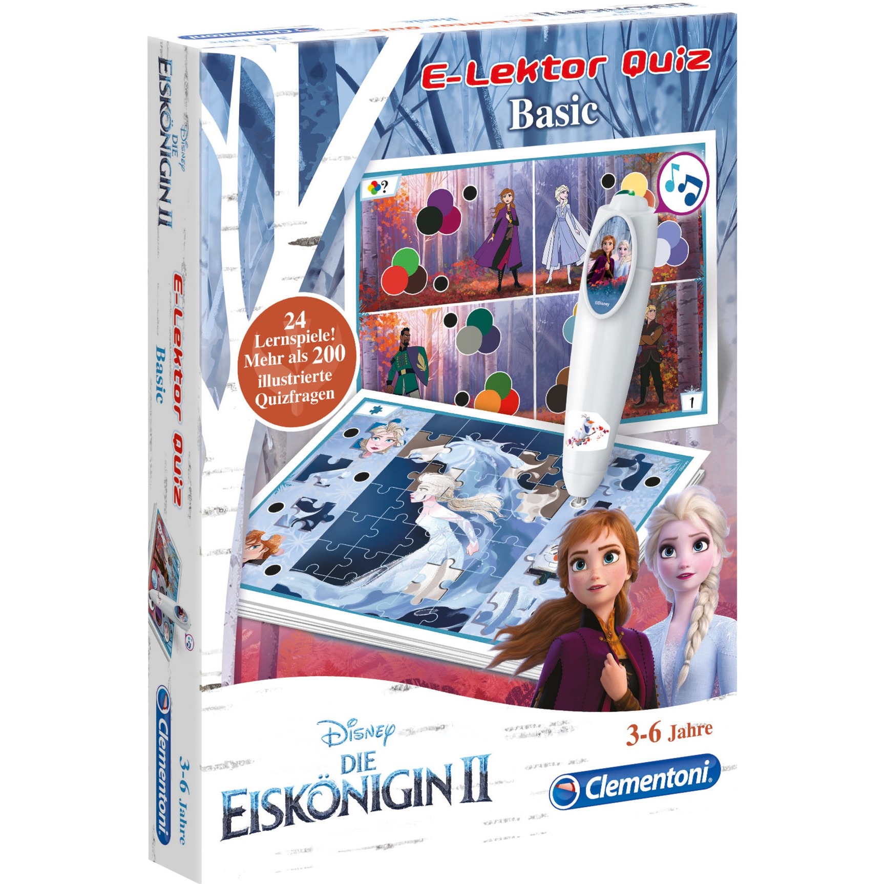 Clementoni E-Lektor Quiz Basic Frozen 2, Lernspiel | 08005125591411 Clementoni E-Lektor Quiz Basic Frozen 2, Lernspiel | 08005125591411