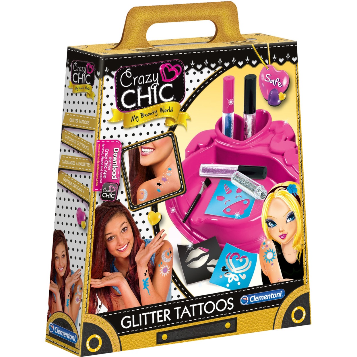 Glitzer-Tattoos, Basteln