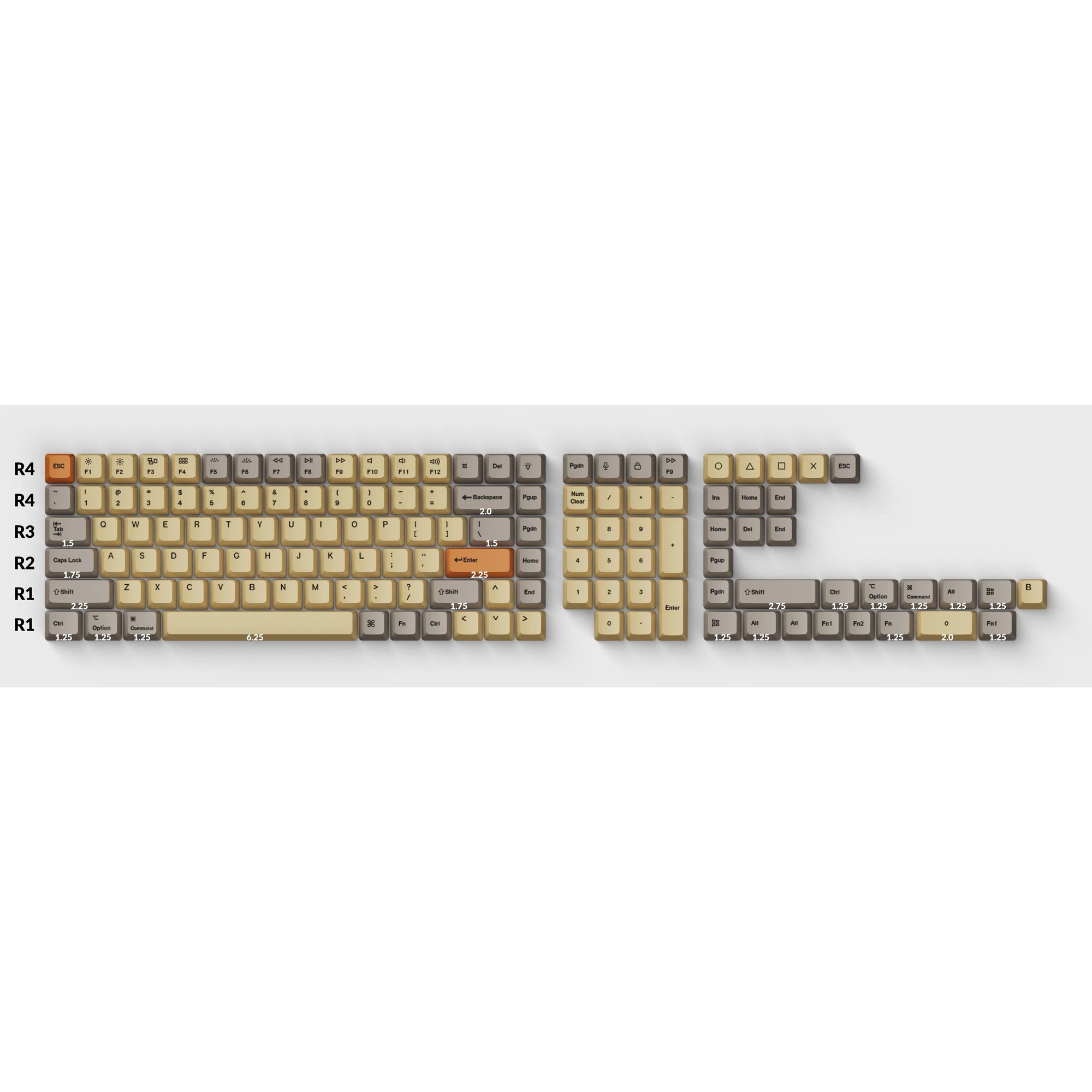 Keychron OEM Dye-Sub PBT Full Keycap-Set – Wheat Grey, Tastenkappe | 04895248825661 Keychron OEM Dye-Sub PBT Full Keycap-Set – Wheat Grey, Tastenkappe | 04895248825661