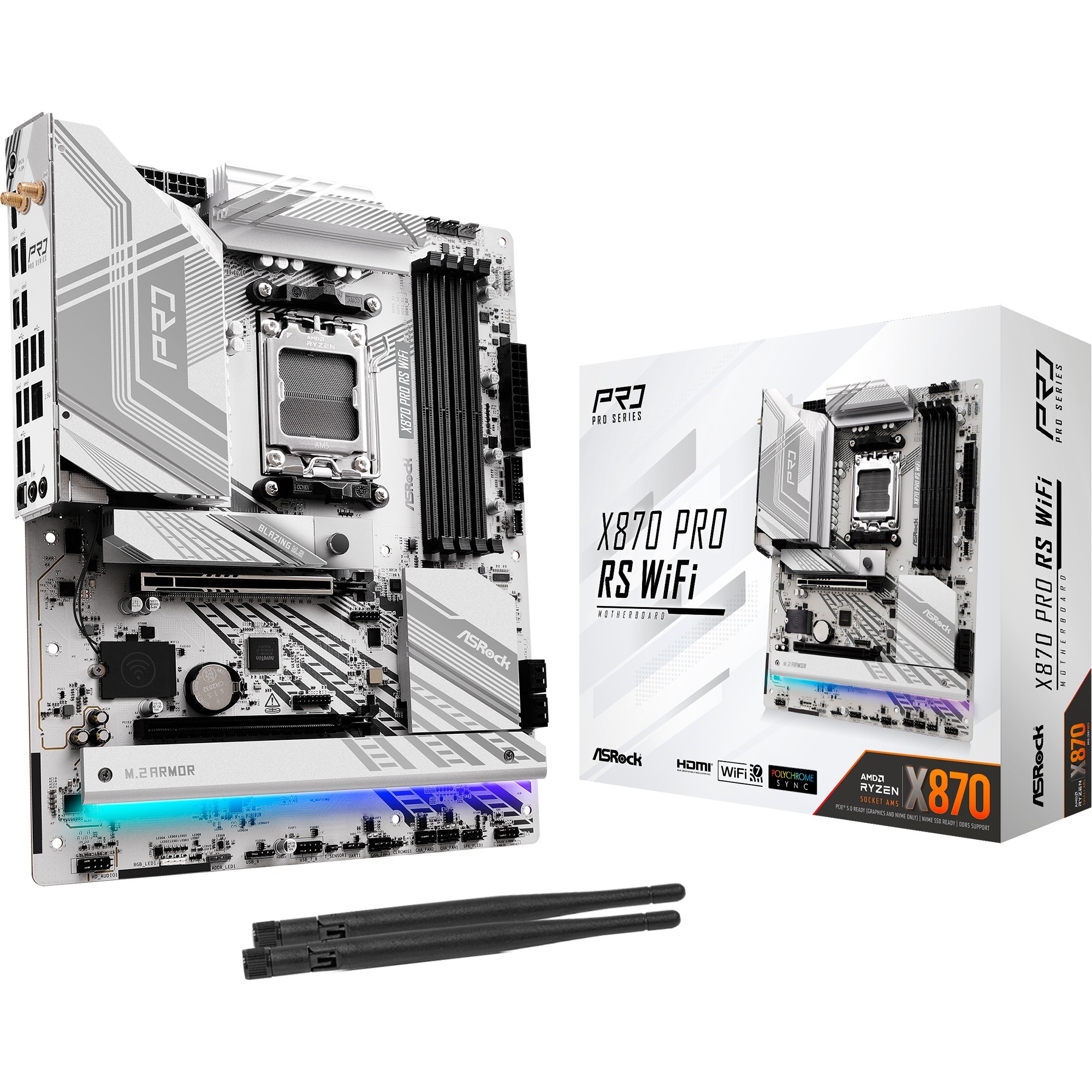 X870 Pro RS WiFi, Mainboard