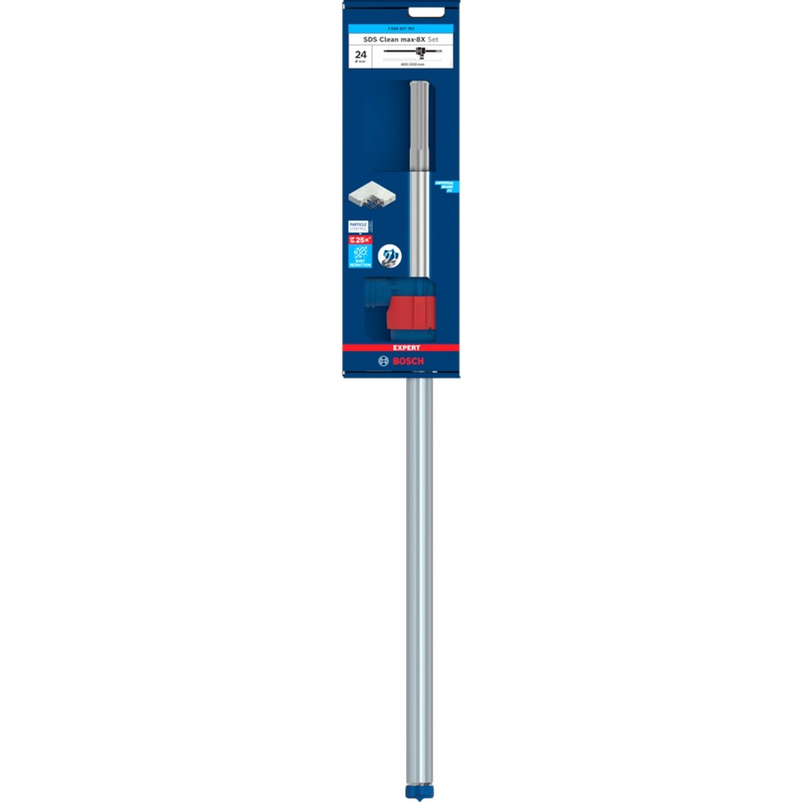 EXPERT Hammerbohrer SDS Clean max-8X Set, Ø 24mm